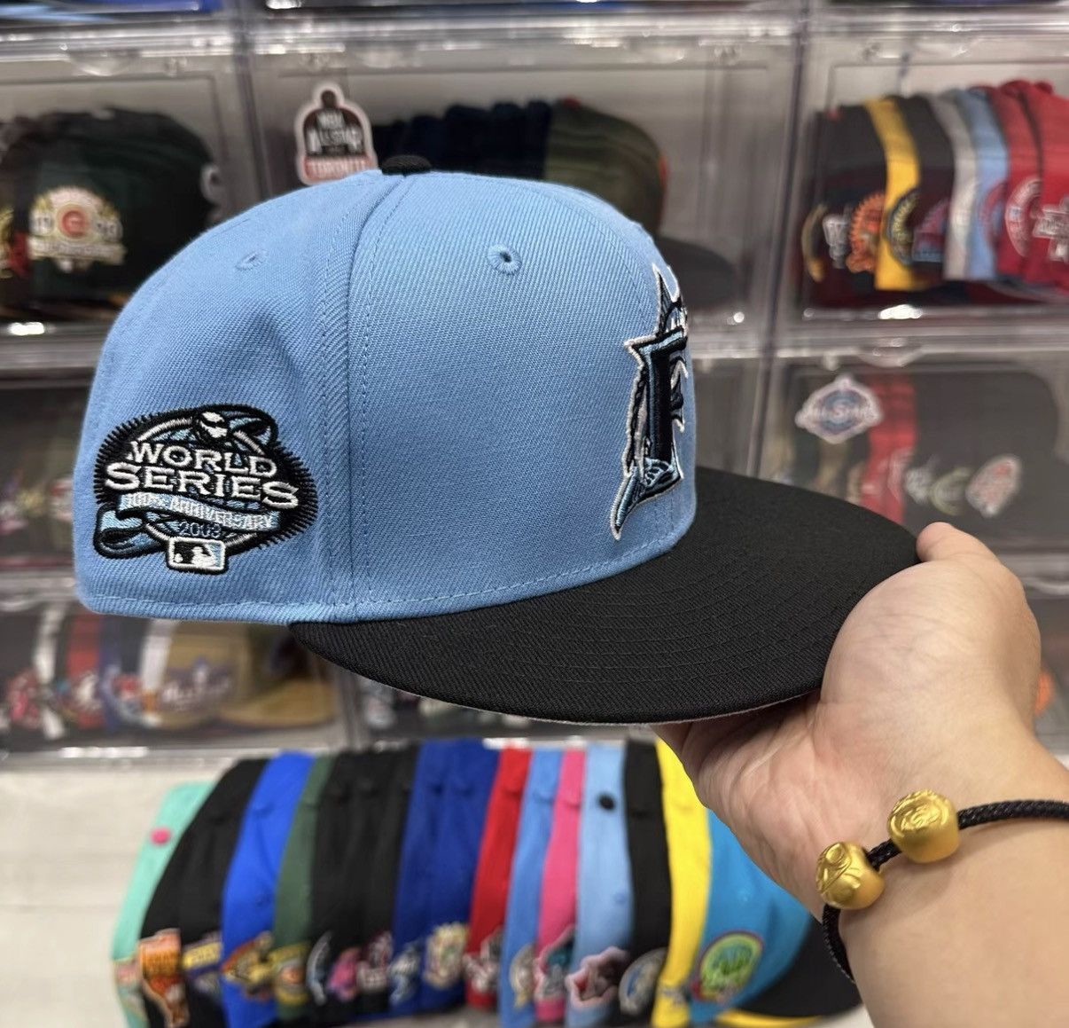 New Era New Era MLB Florida Marlins 2003 World Baseball Cap J32 Size ONE SIZE - 1 Thumbnail
