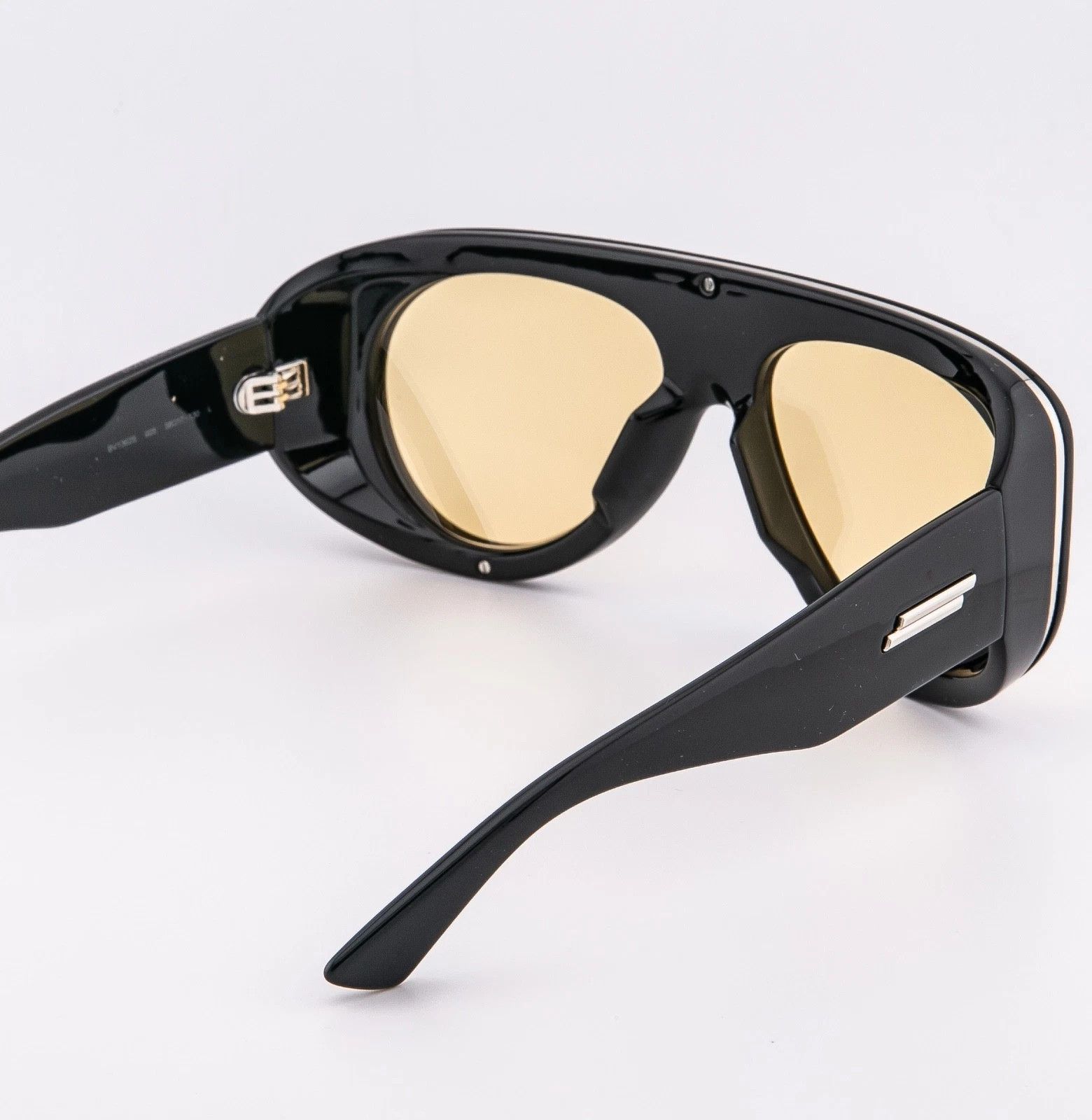 Bottega Veneta BOTTEGA VENETA 1362 BV1362S SCUDO Black Sunglasses 005 Size ONE SIZE - 3 Thumbnail