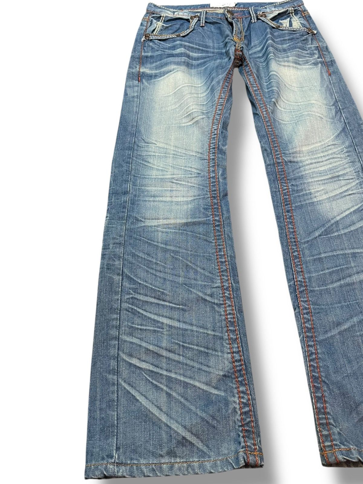 Beauty Beast Vintage Beast Whiskers Wrinkles Denim Size US 31 - 4 Thumbnail