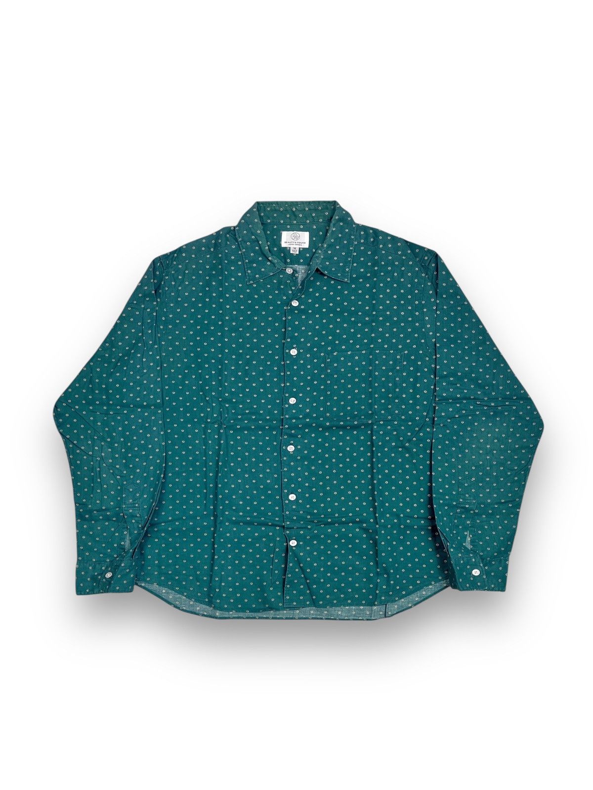 Beauty & Youth By United Arrows Long Sleeve Polkadot Shirt