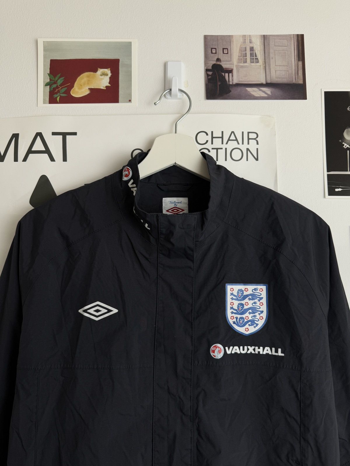 Umbro Vintage y2k Umbro england blockcore windbreake jacket soccer Size US L / EU 52-54 / 3 - 3 Thumbnail