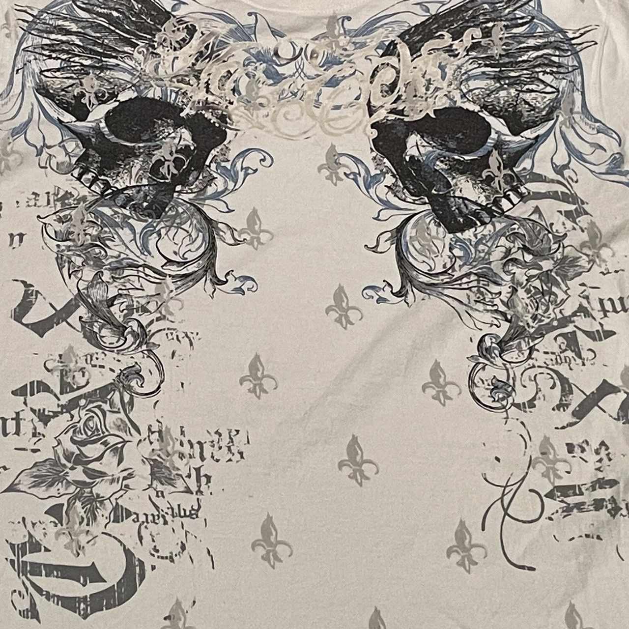 Affliction × Marc Ecko × Tapout Rare Marc Ecko Wings Cross Tee Y2K Affliction Style Size US L / EU 52-54 / 3 - 2 Thumbnail