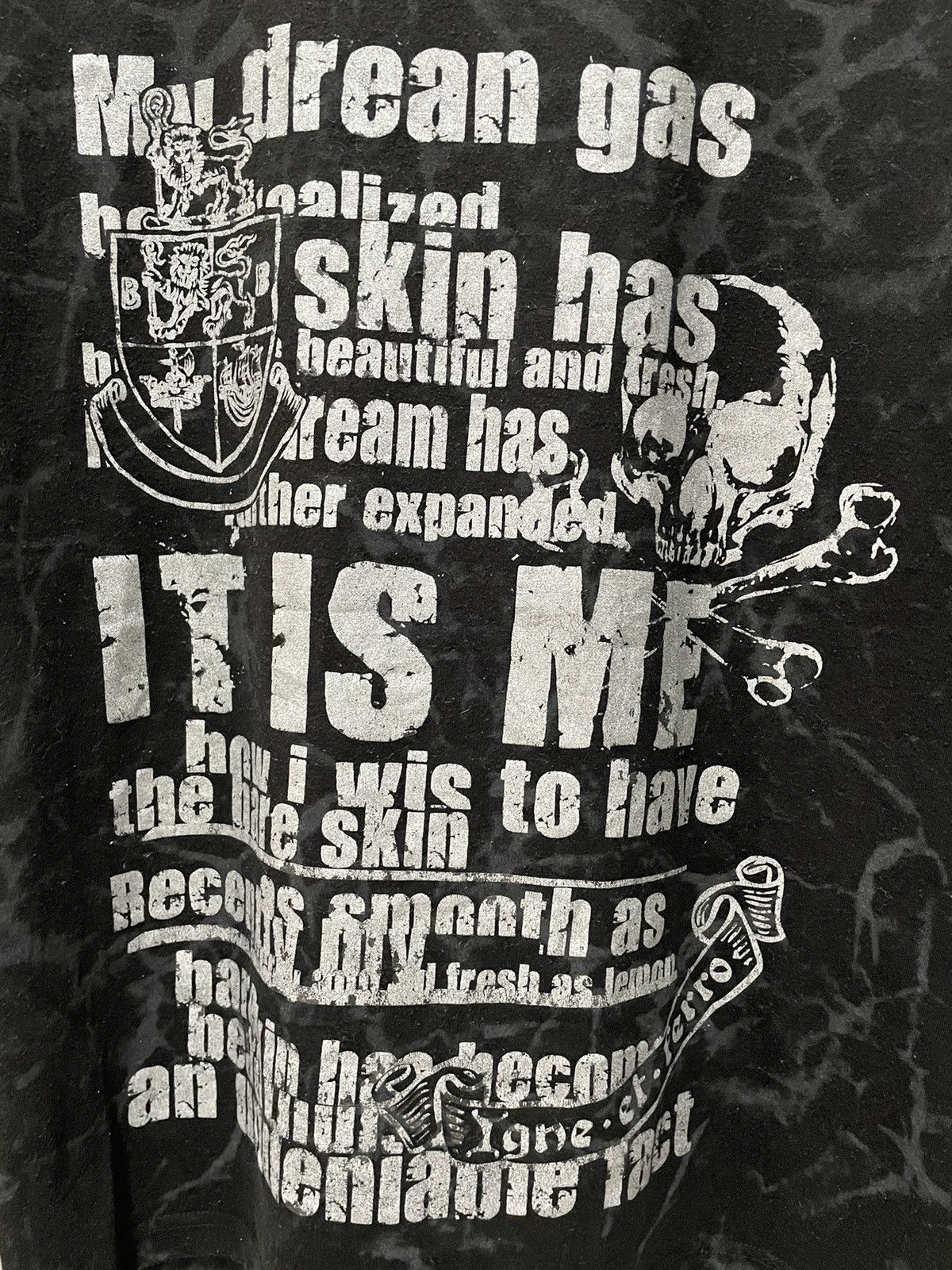 If Six Was Nine × Seditionaries × Vintage Vintage Black Label Punk Gothic Skull Tee Size US XL / EU 56 / 4 - 2 Thumbnail