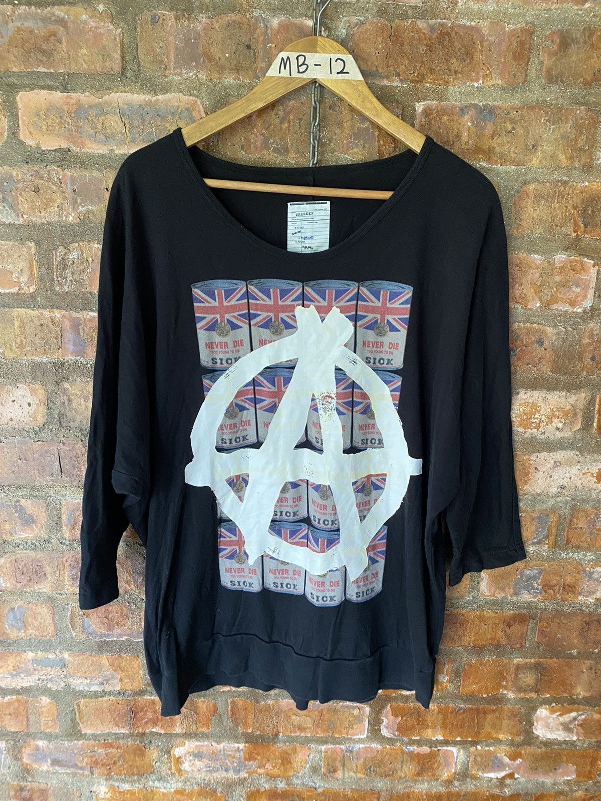 SHAREEF 2000s Anarchy Never Die Oversize shirt Size US L / EU 52-54 / 3 - 2 Thumbnail