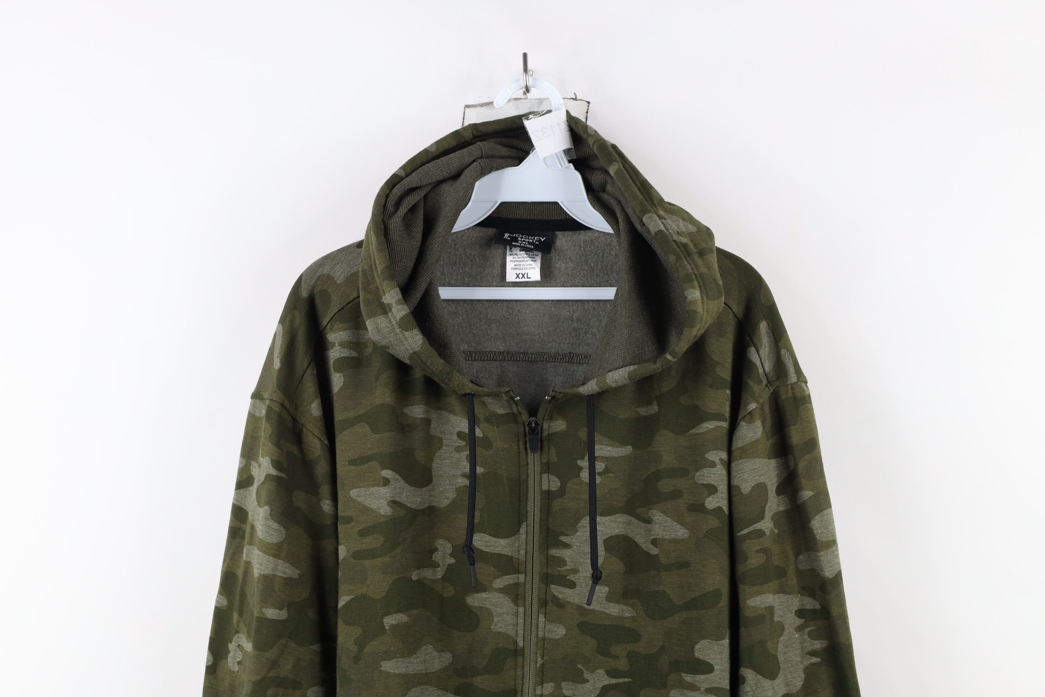 Vintage Vintage 90s Y2K Streetwear Camouflage Full Zip Sweatshirt Size US XXL / EU 58 / 5 - 2 Thumbnail