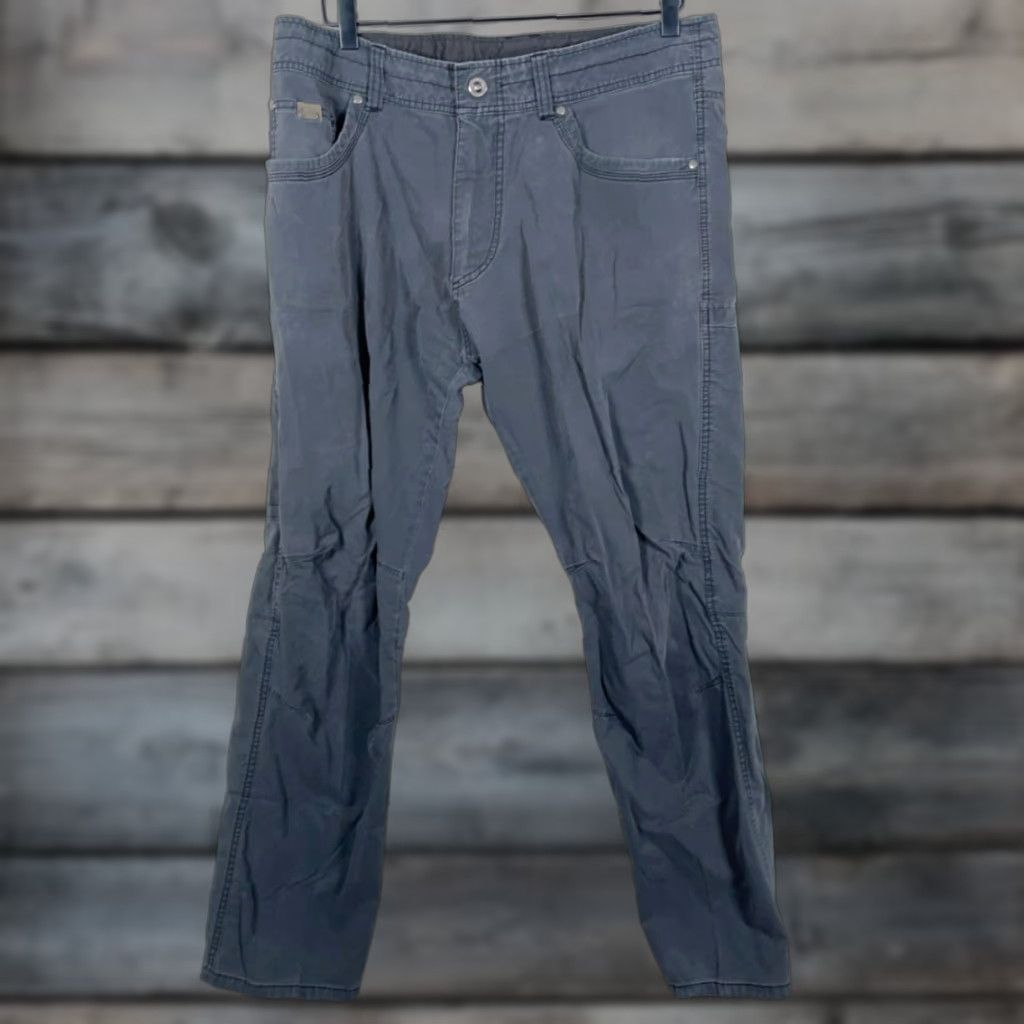 Vintage Kuhl Revolvr Pants Men's 36 x 32 Dark Gray Vintage Patina Dye 5232 (with flaw) Size US 36 / EU 52 - 1 Thumbnail