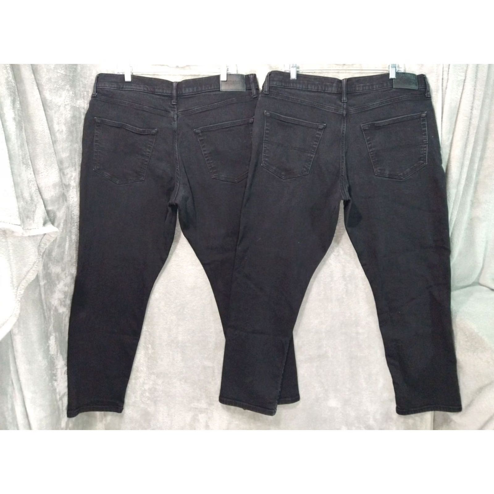 Lucky Brand Lucky Brand Jeans Mens 38x30 Black Denim Athletic Straight 5-Pocket Stretch Vintage No Shirt Men Jeans Size US 38 / EU 54 - 2 Thumbnail