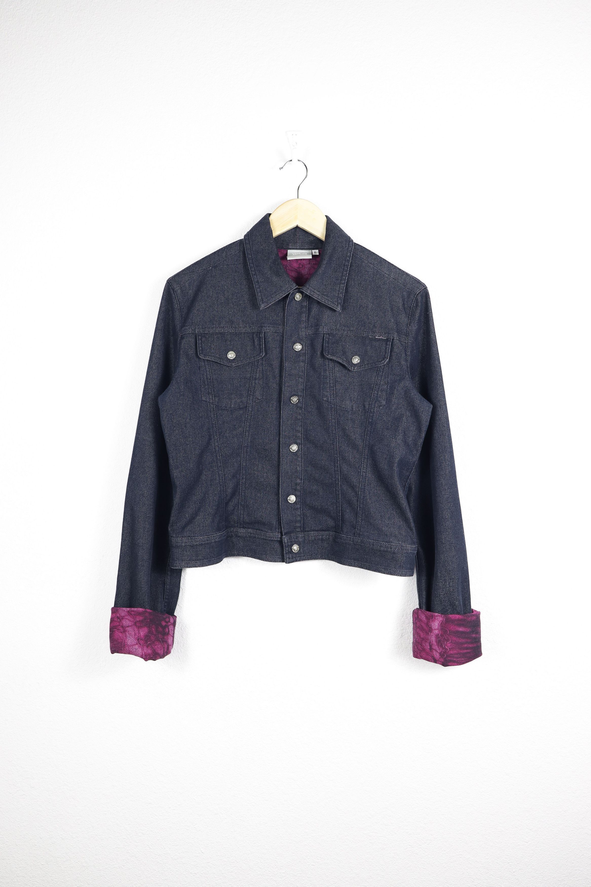 Versace Jeans Couture Vintage Wmns Versace Jeans Couture Medusa Denim Jacket Size S / US 4 / IT 40 - 1 Thumbnail