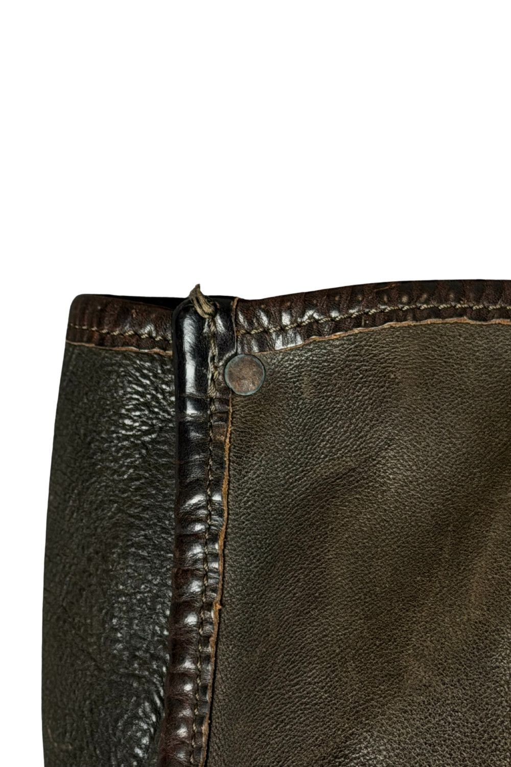 RRL Ralph Lauren FW99 (Archive) Double RL Italian Leather Utility Tote Bag Size ONE SIZE - 8 Thumbnail