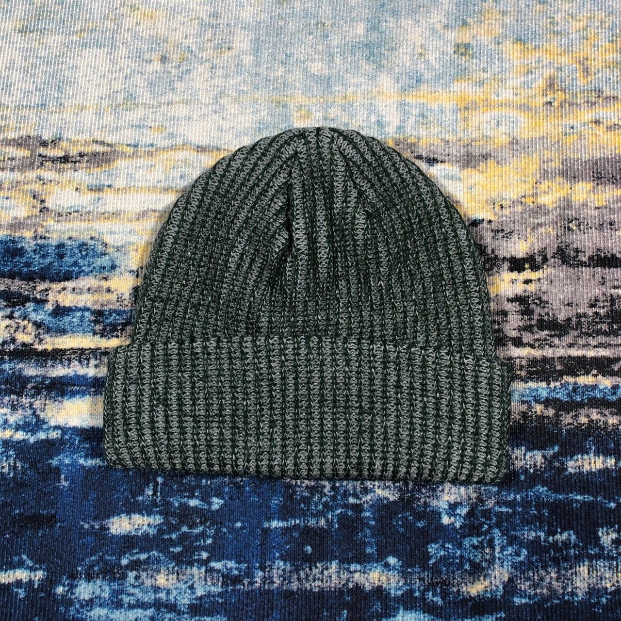 Stussy Stussy 2 Tone Knit Short Beanie Size ONE SIZE - 2 Thumbnail