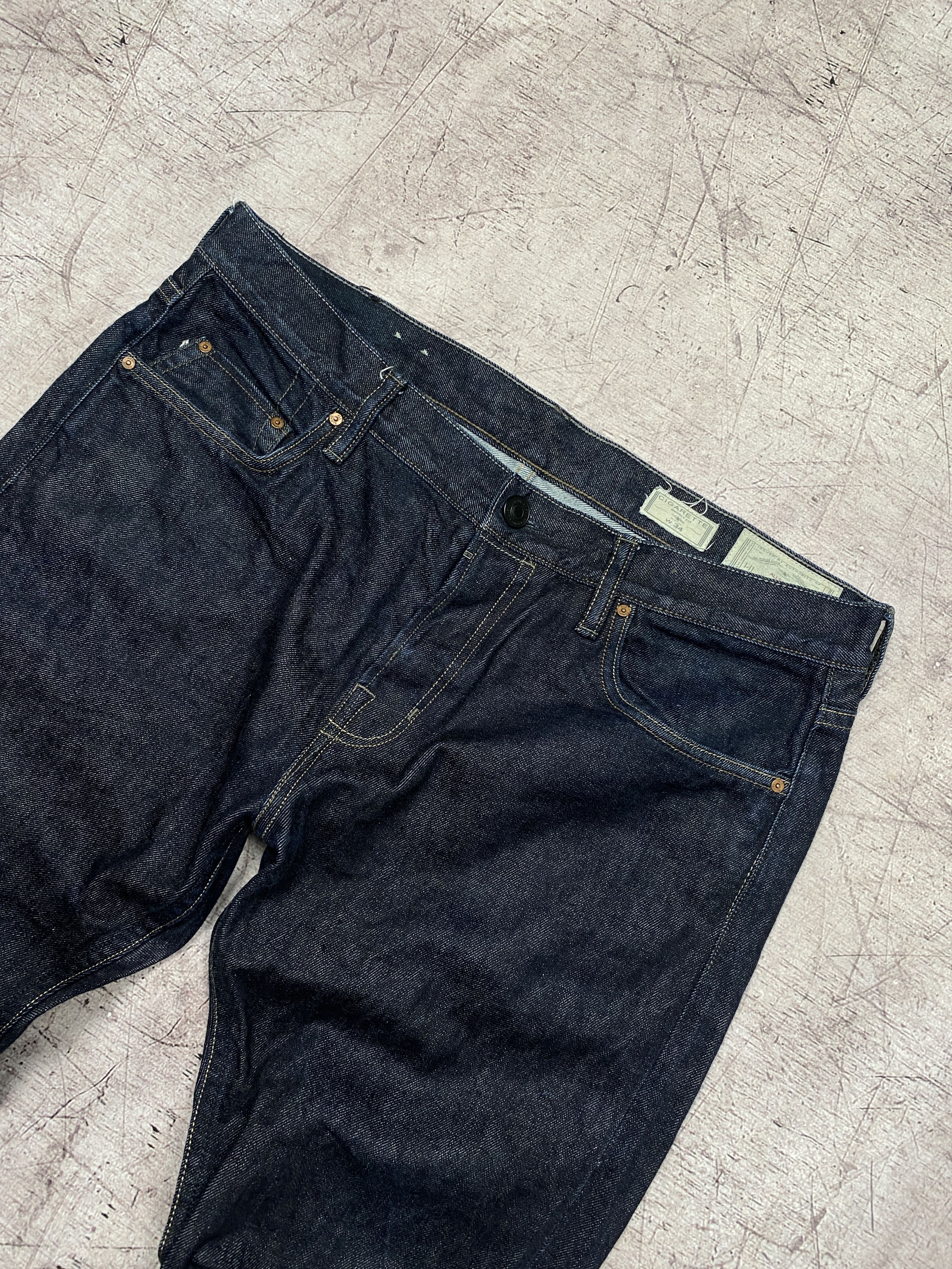 Allsaints × Vintage Allsaints Mens Clift Cigarette Denim Pants Jeans Size US 34 / EU 50 - 2 Thumbnail