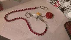 Jewelry Hirasawa x Ruuko Red Gem Pant Chain Size ONE SIZE - 6 Thumbnail