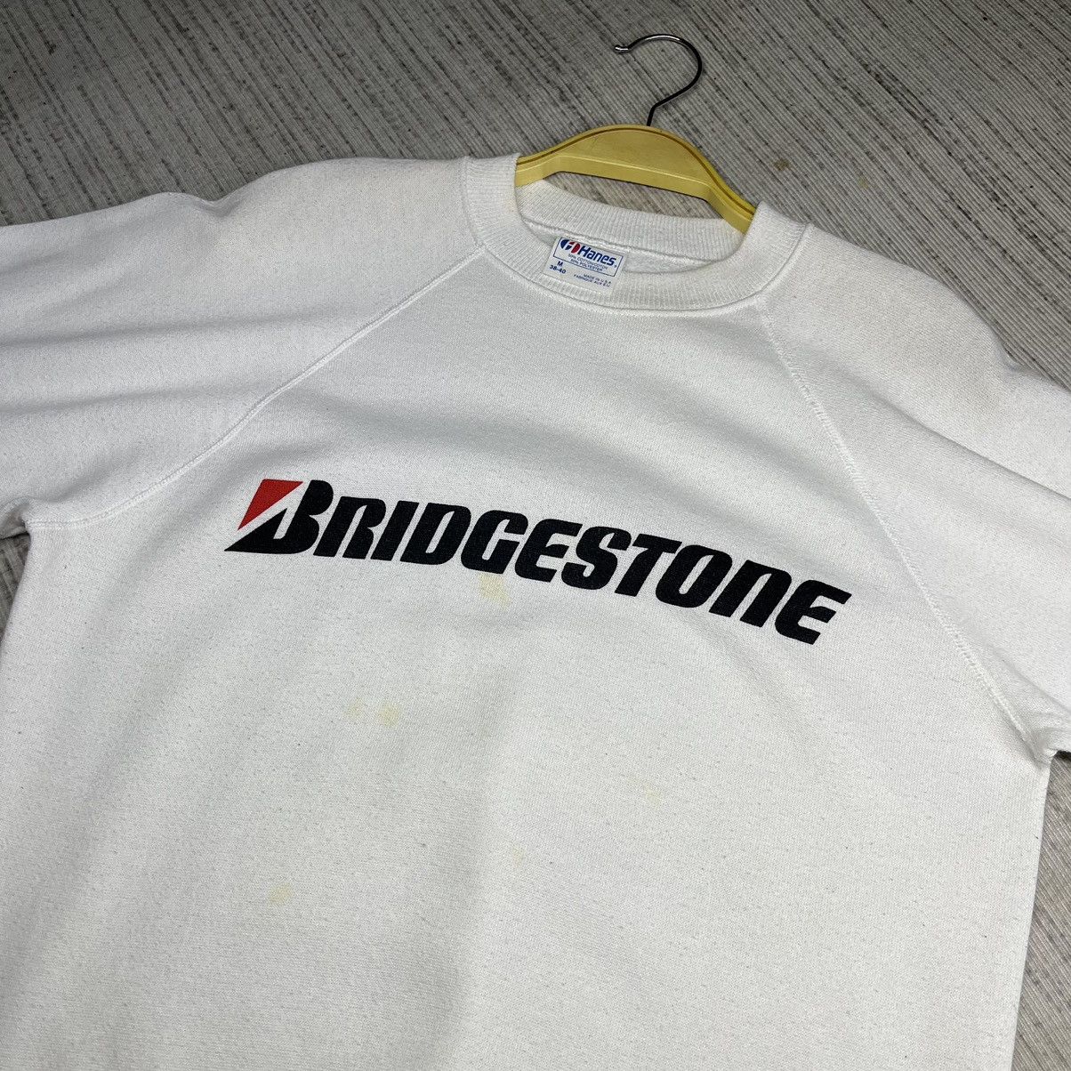 Hanes × Vintage Vintage 80s Bridgestone sweatshirt Size US M / EU 48-50 / 2 - 5 Thumbnail