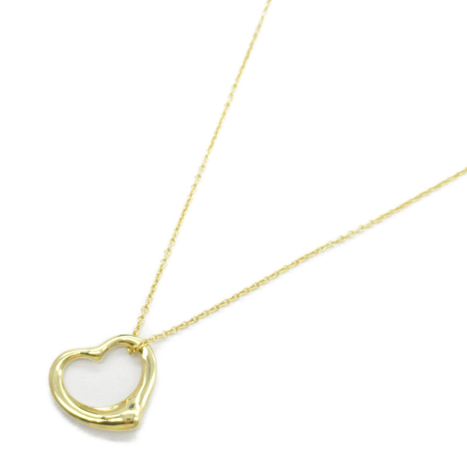 Tiffany & Co. Tiffany Co Open Heart Necklace K18 (Yellow Tiffany & Co. Tiffany Co Open Heart Necklace K18 (Yellow