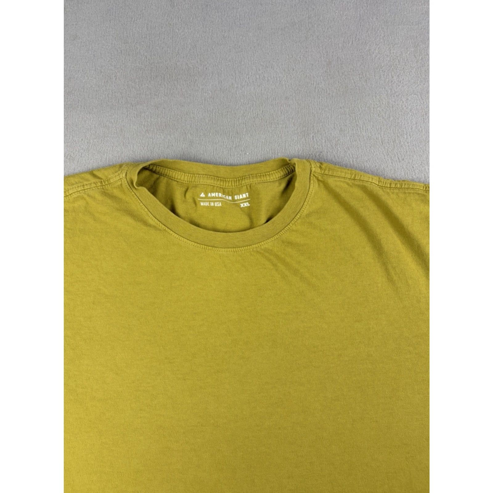 Vintage American Giant T-Shirt Men 2XL Green Short Sleeve Cotton USA Made Crew Neck Solid Vintage? No (based on original) Size US XXL / EU 58 / 5 - 2 Thumbnail