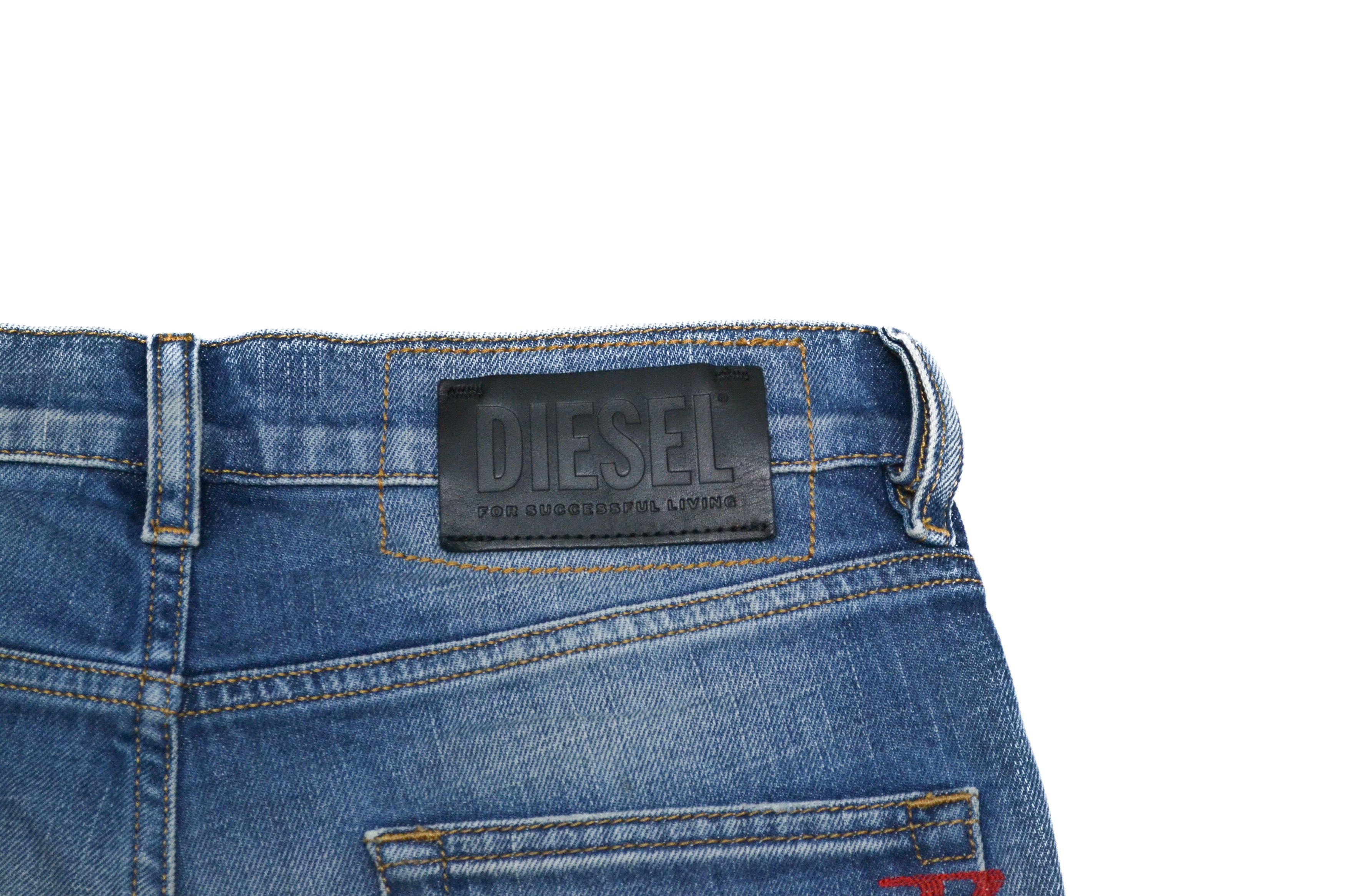 Diesel Diesel D-Strukt Slim 009HH Stretch Men’s Blue Jeans Size US 29 - 9 Thumbnail