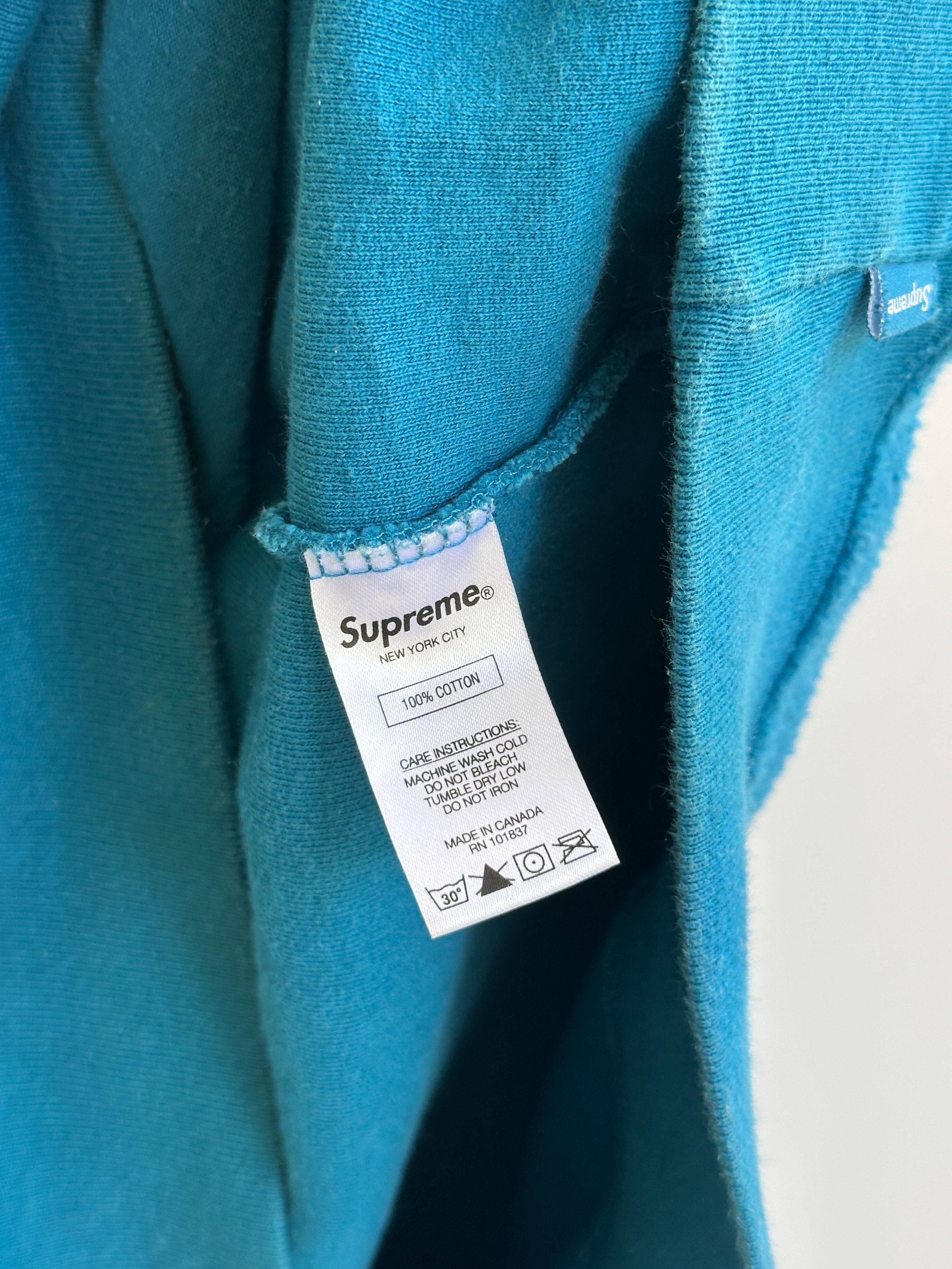 Supreme Supreme Reverse Fleece Hooded Sweatshirt Size US XL / EU 56 / 4 - 7 Thumbnail