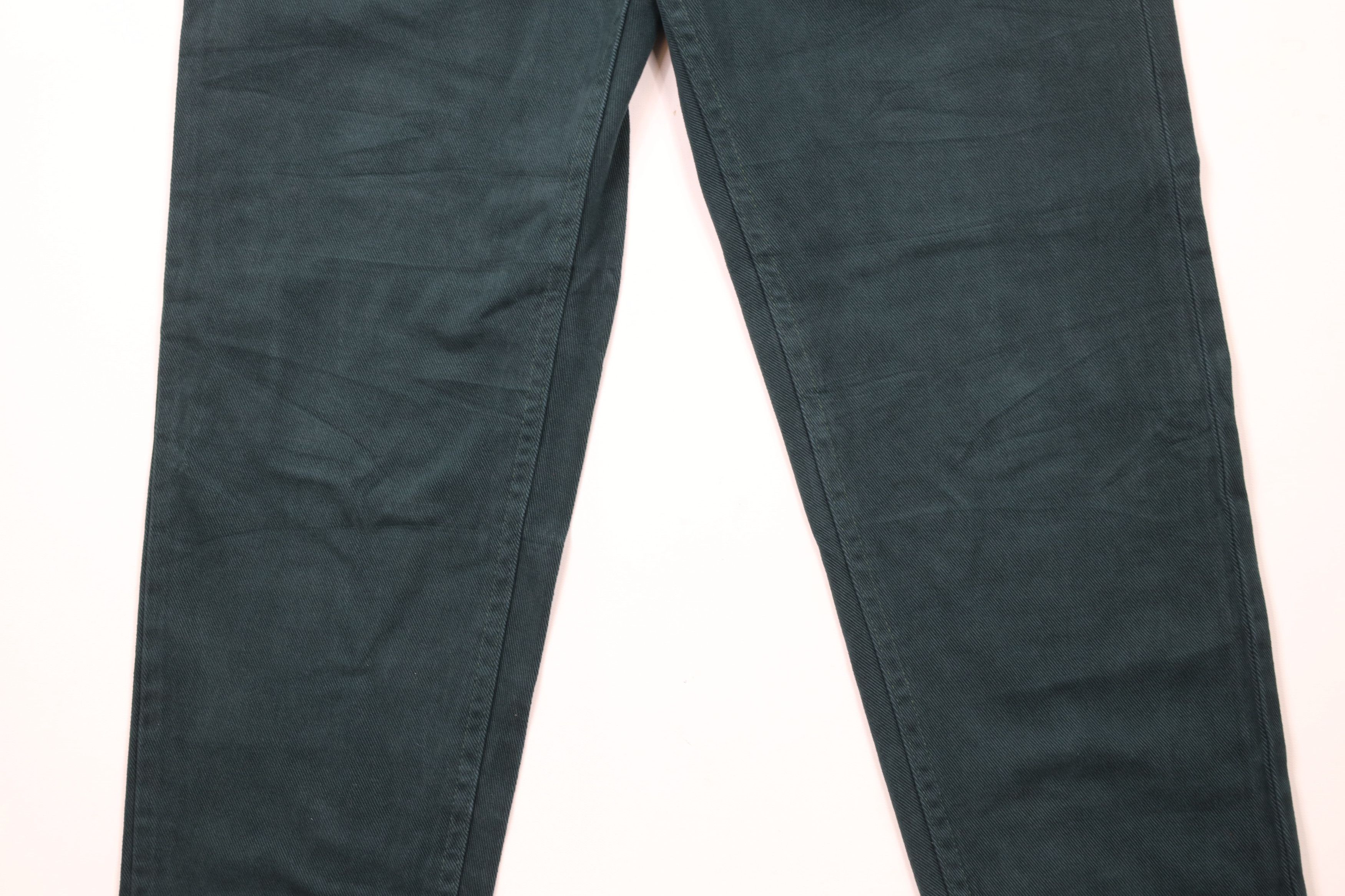 Lee × Vintage Deadstock Vintage 90s Lee Tapered Leg Denim Jeans Green USA Size 30" / US 8 / IT 44 - 3 Thumbnail