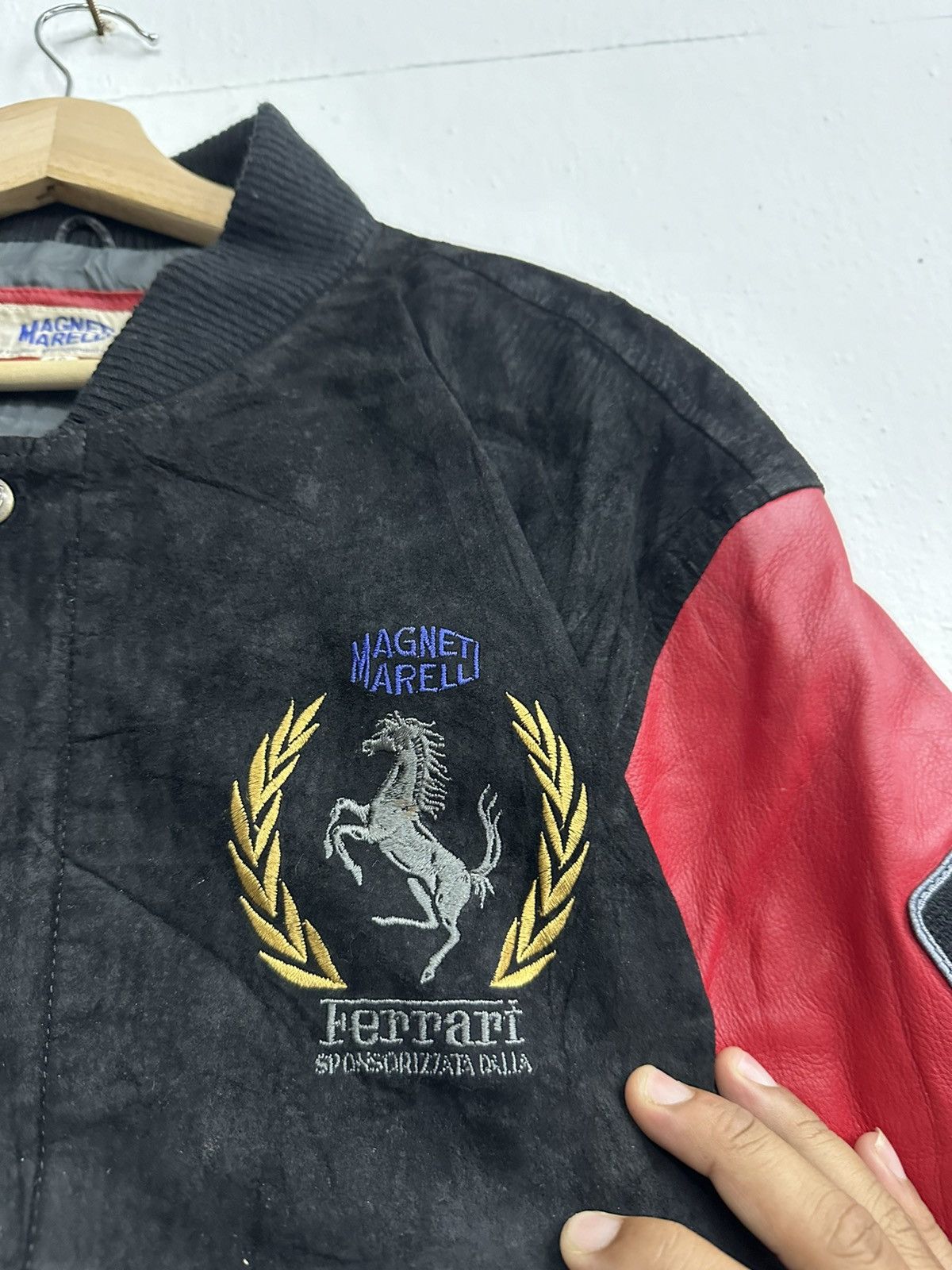 Ferrari 90’s Rare Ferrari Magneti Marelli Leather Jacket Size US M / EU 48-50 / 2 - 8 Thumbnail