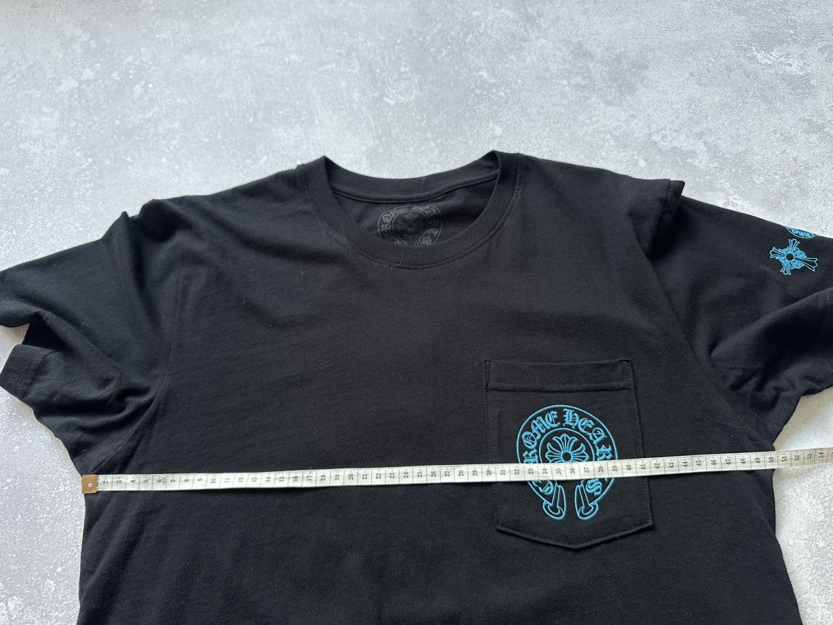 Chrome Hearts triple blue cross tee size M