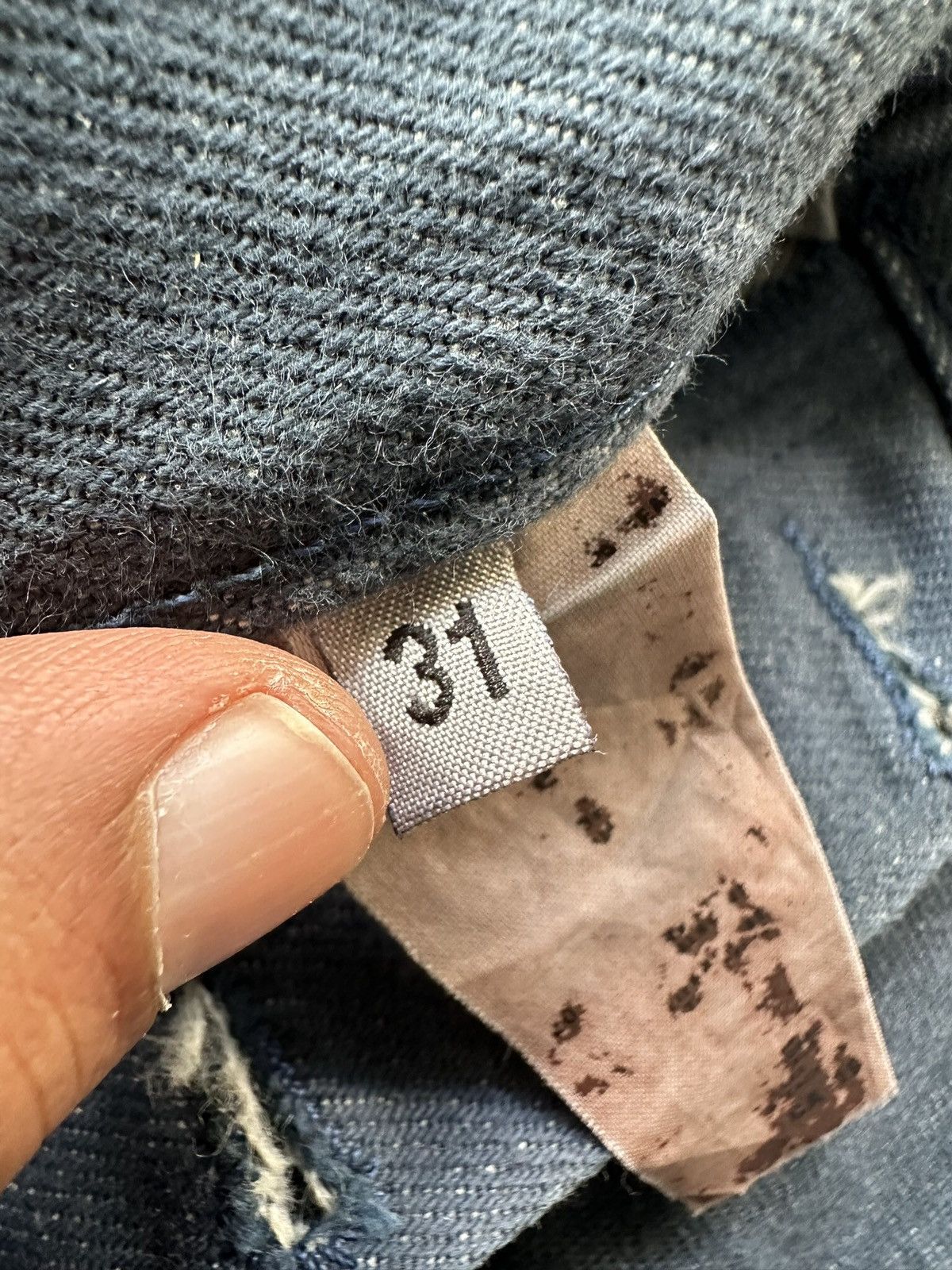 Helmut Lang Late 90's Helmut Lang overdyed faded denim Size US 32 / EU 48 - 14 Thumbnail