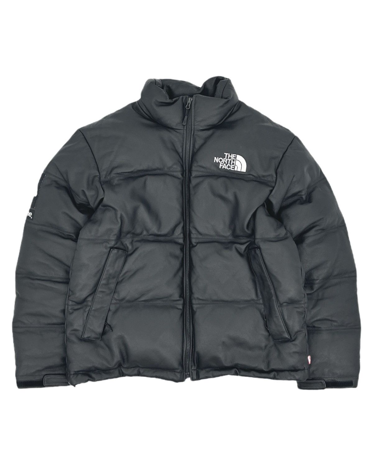 Supreme The North Face Supreme x The North Face Leather Nuptse Jacket FW17 Grailed