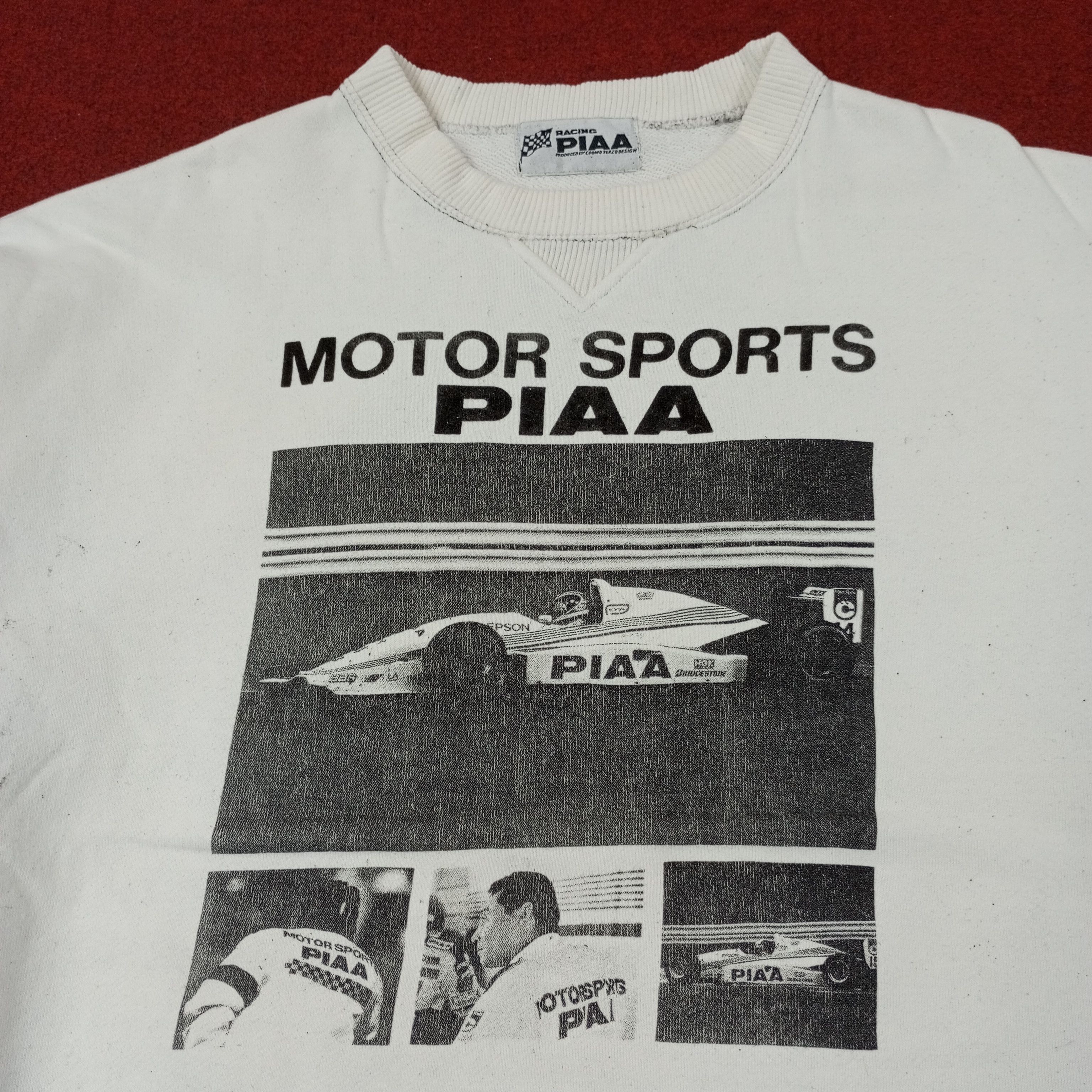 Vintage Vintage PIAA Motor Sports Racing F1 Sweatshirt c245n11 Size US L / EU 52-54 / 3 - 2 Thumbnail