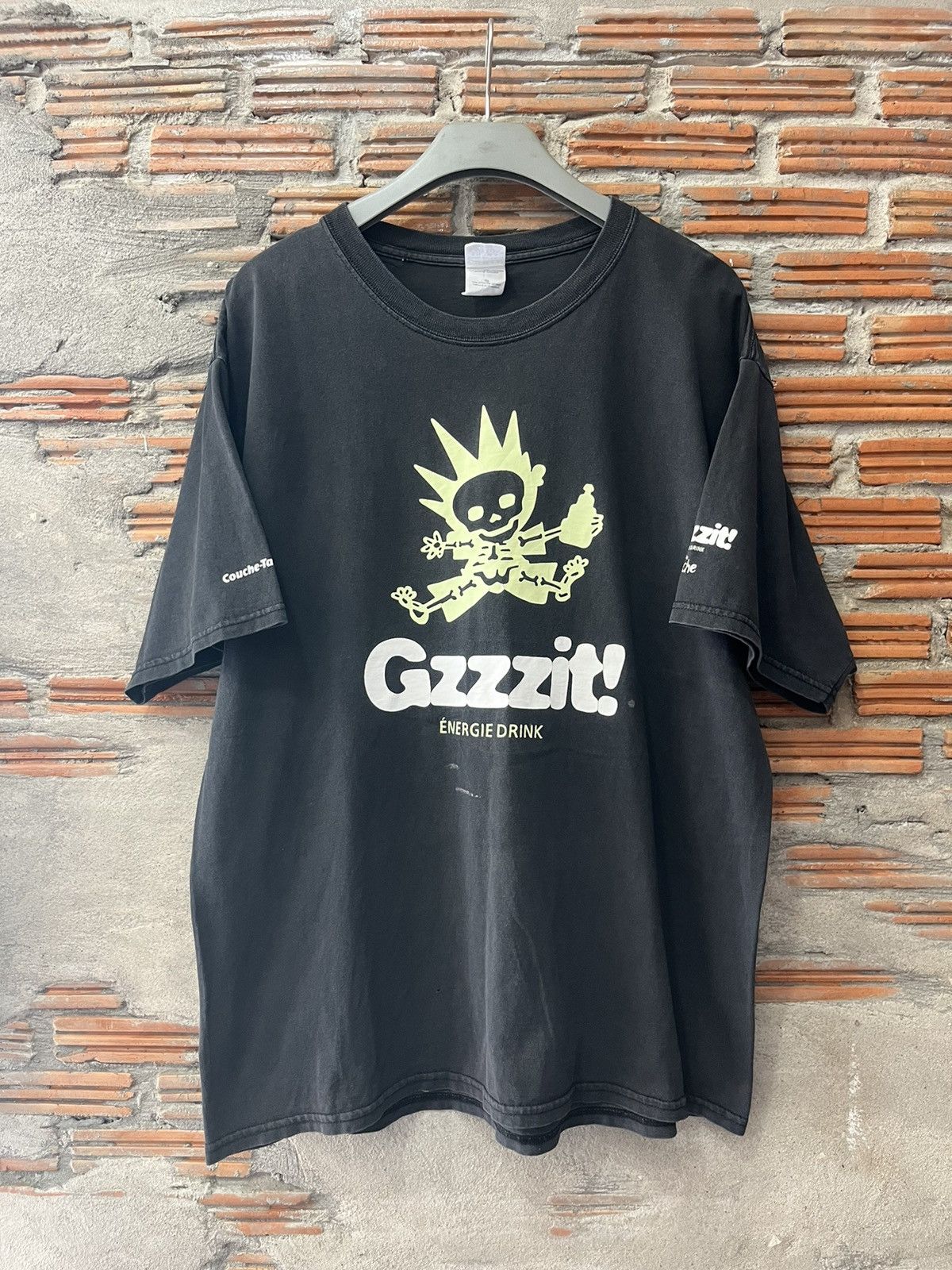 Vintage Vintage Gzzzit! Energie Drink de Sloche Fluorescent 00’s Tee Size US XL / EU 56 / 4 - 2 Thumbnail