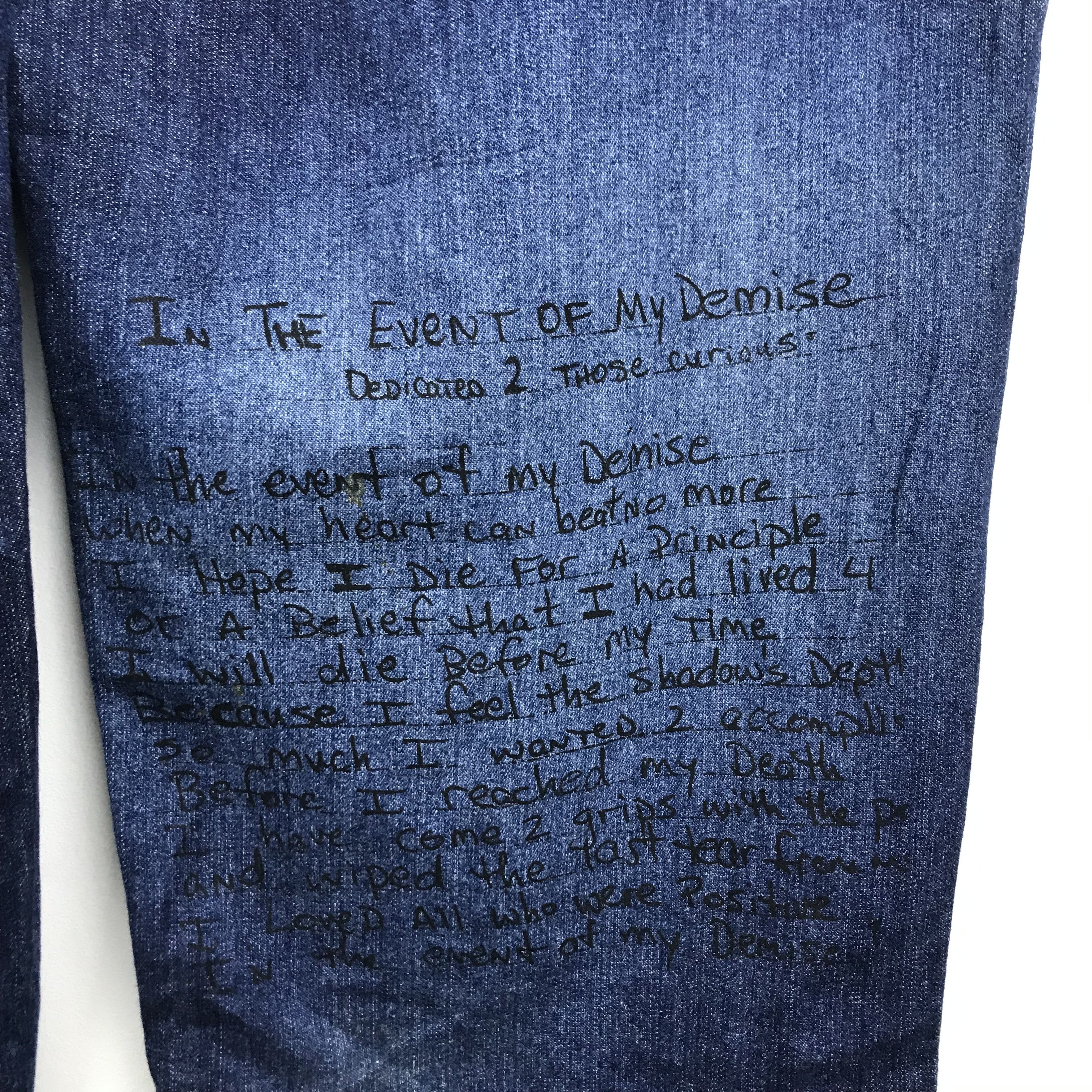 Makaveli X179 BIG SIZE TUPAC MAKAVELI RAP JEANS HIP HOP Size US 43 - 5 Thumbnail