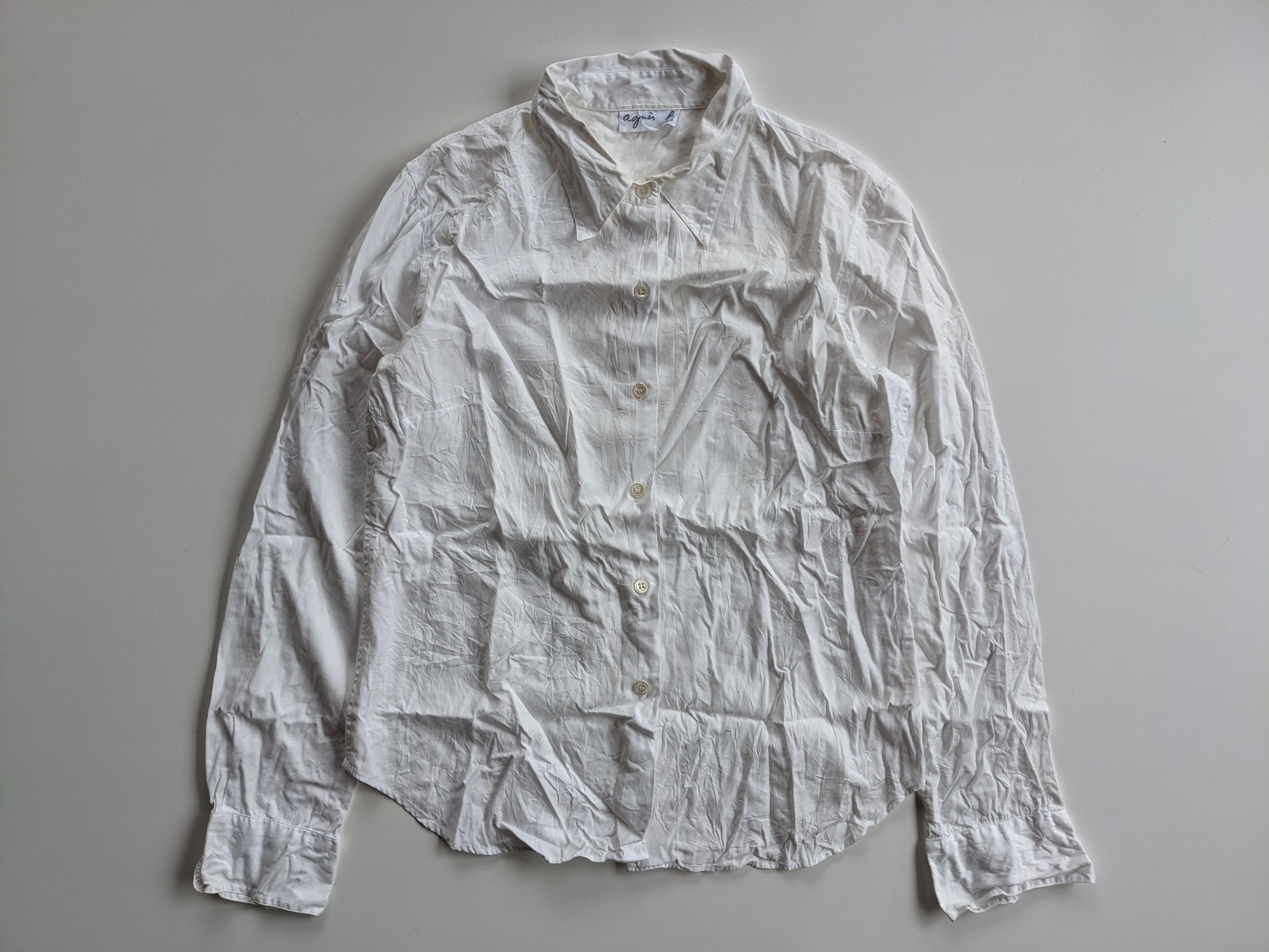 Designer × agnes b. Agnes B. plain shirt Size S / US 4 / IT 40 - 1 Thumbnail
