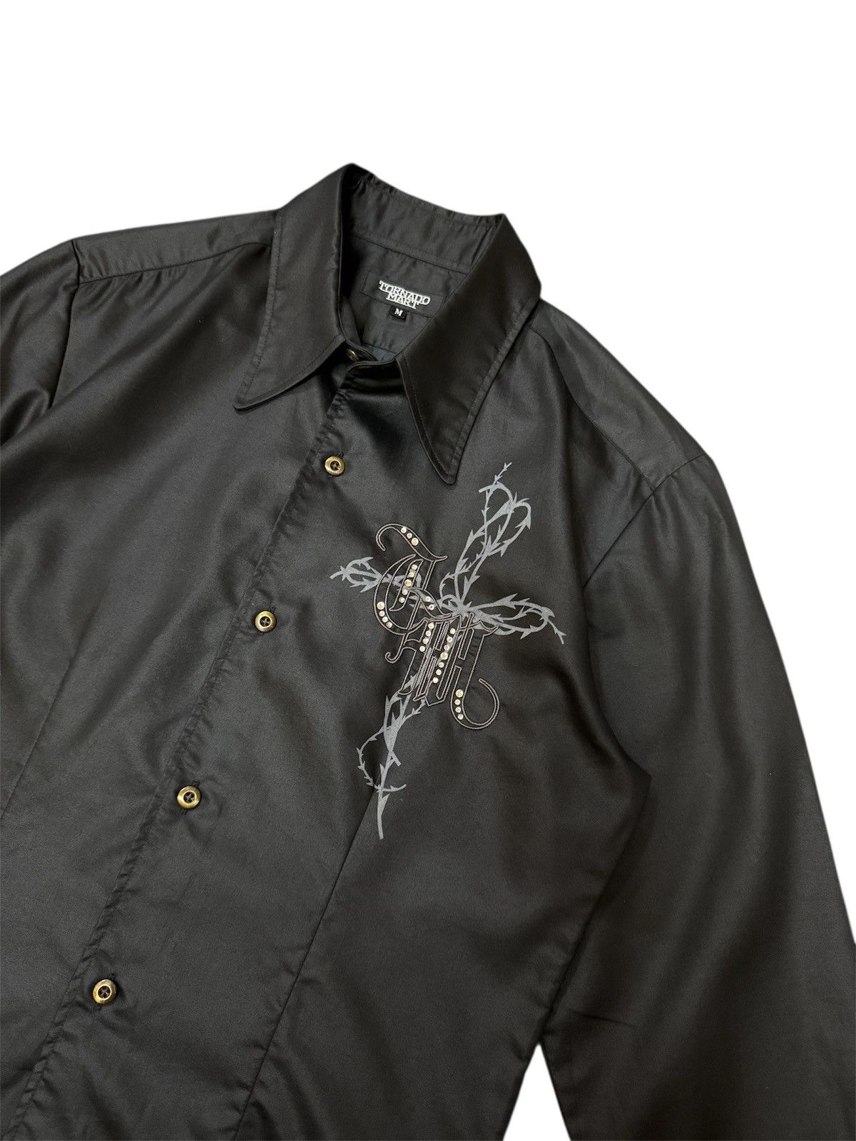 Japanese Brand × Tornado Mart Tornado Mart Tribal button up shirt Size US S / EU 44-46 / 1 - 2 Thumbnail