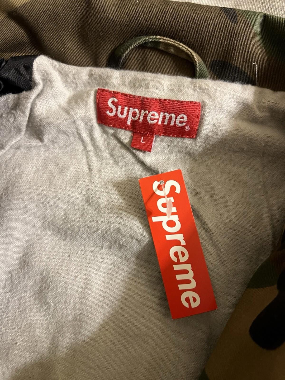 Supreme FW15 SUPREME Twill Coaches Jacket ARC Camo Size L Size US L / EU 52-54 / 3 - 8 Thumbnail