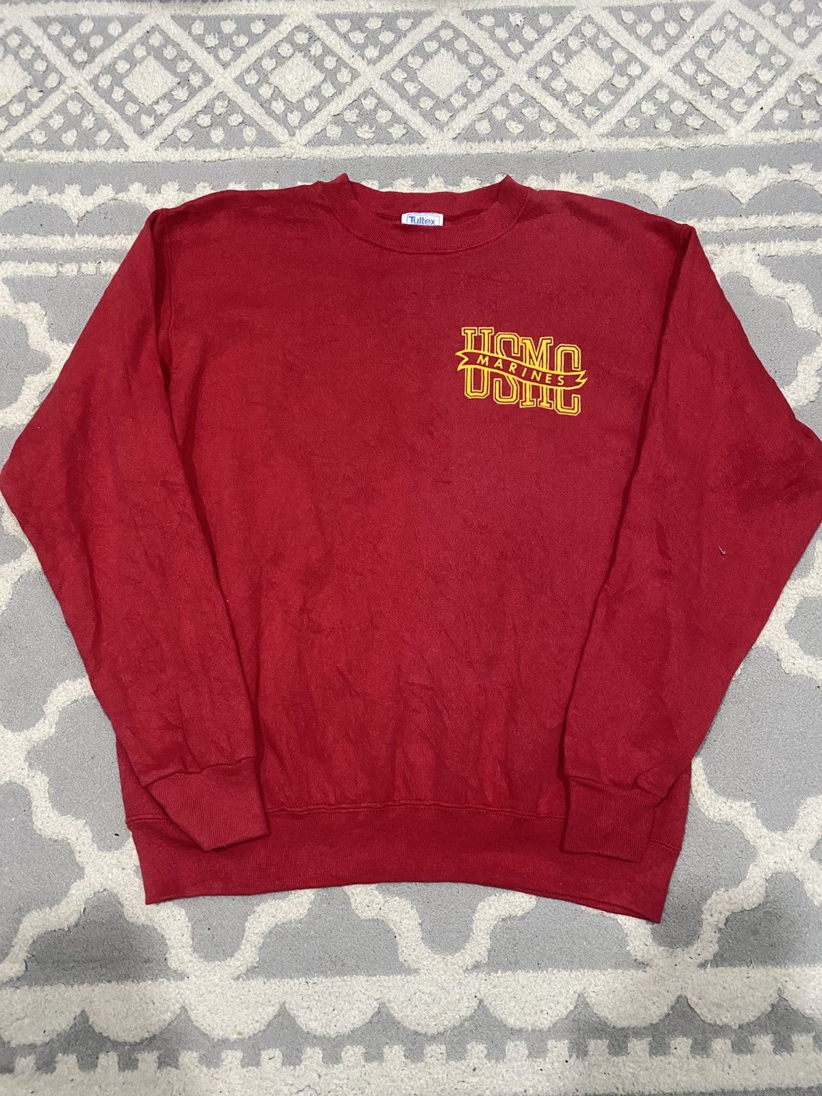 Vintage Vintage USMC Marine Sweatshirt Size US M / EU 48-50 / 2 - 1 Thumbnail