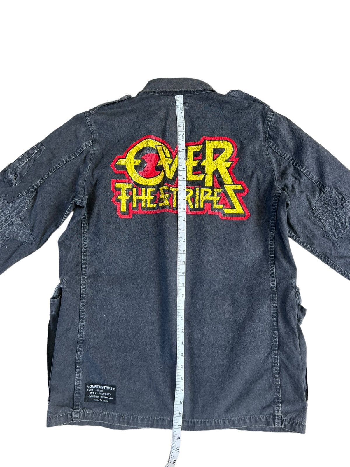 OVER THE STRiPES Vintage OverTheStripes Japan Ozzy Artwork Fade Black Jacket Size US L / EU 52-54 / 3 - 5 Thumbnail