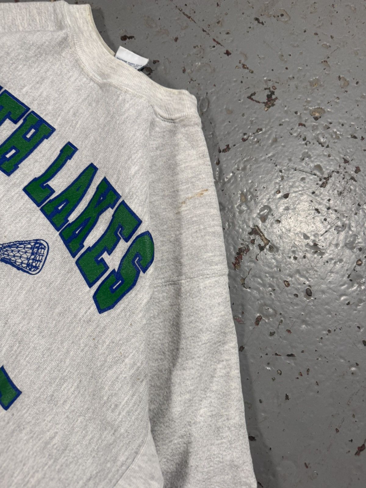 Other Vintage South Lake Lacrosse Faded Crewneck Sweater Size US L / EU 52-54 / 3 - 2 Thumbnail