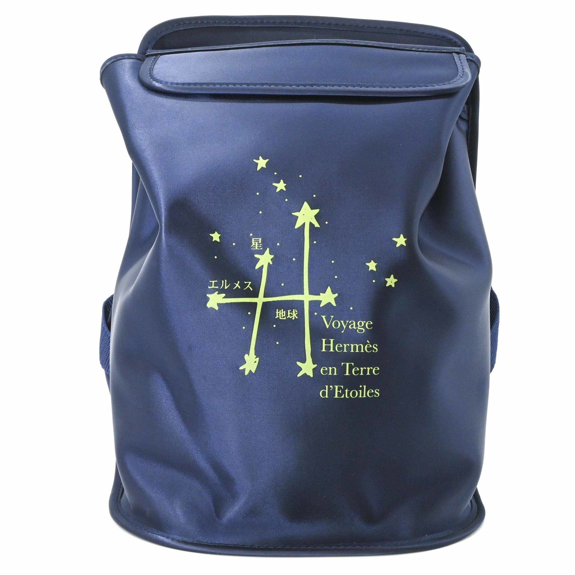 Hermes Hermes Sherpa "Around the Stars" 2000 Limited Edition Nylon Backpack Rucksack Navy Size ONE SIZE - 1 Thumbnail
