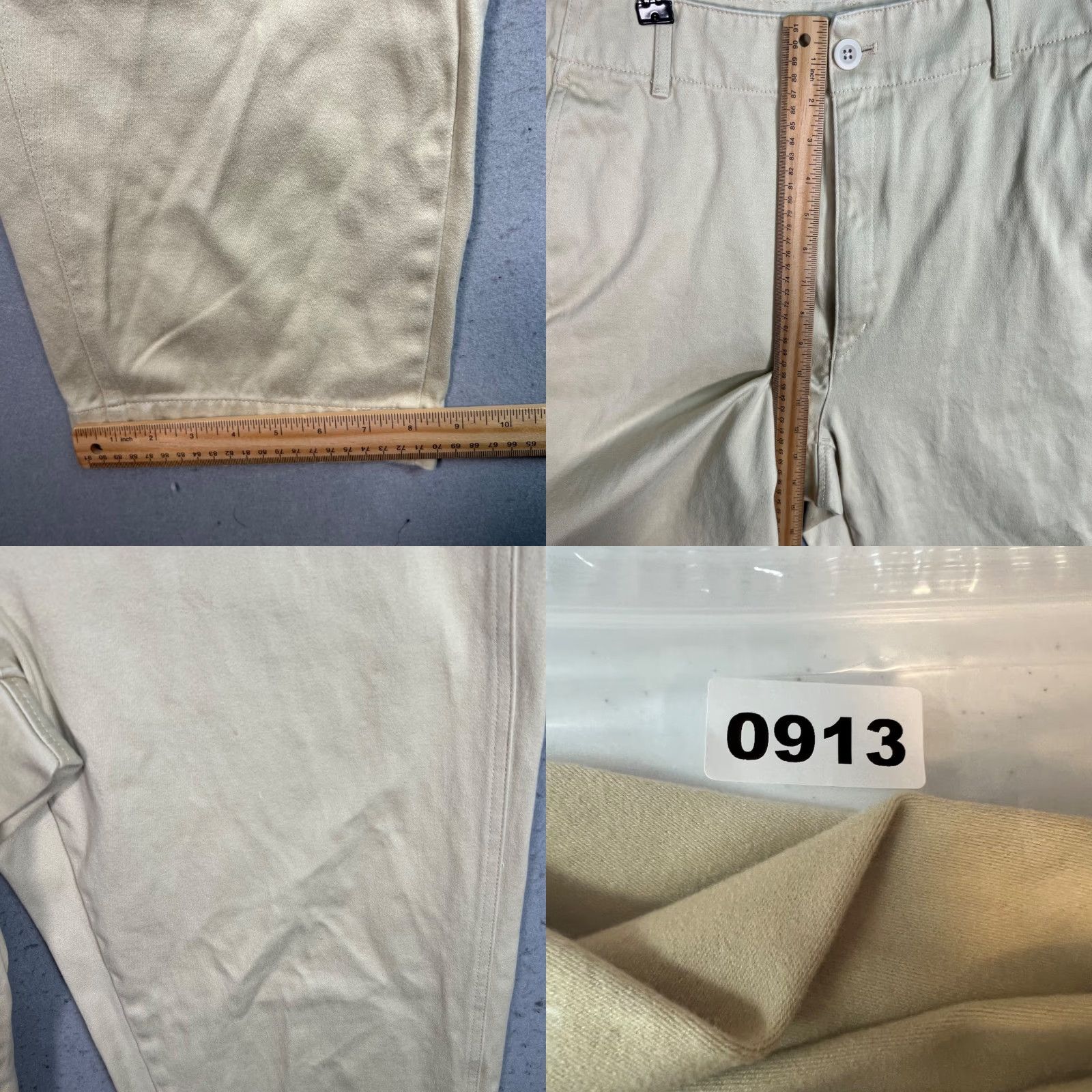 Uniqlo VINTAGE Uniqlo Pants Wide-Leg Chino Womens 12 Beige Adult Womens 12 Cotton Flat Front Mid Rise 30 In Inseam Versatile Casual Mens Department? Size 34" / US 12 / IT 48 - 8 Thumbnail