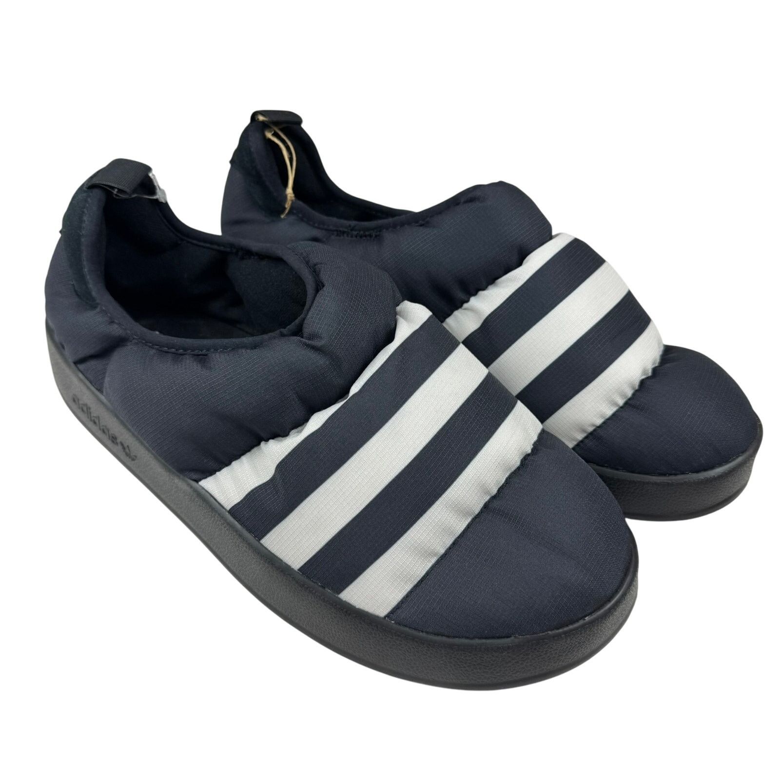 Adidas Adidas Puffylette Navy Blue Slides - Men's Size 11 Size US 11 / EU 44 - 6 Thumbnail