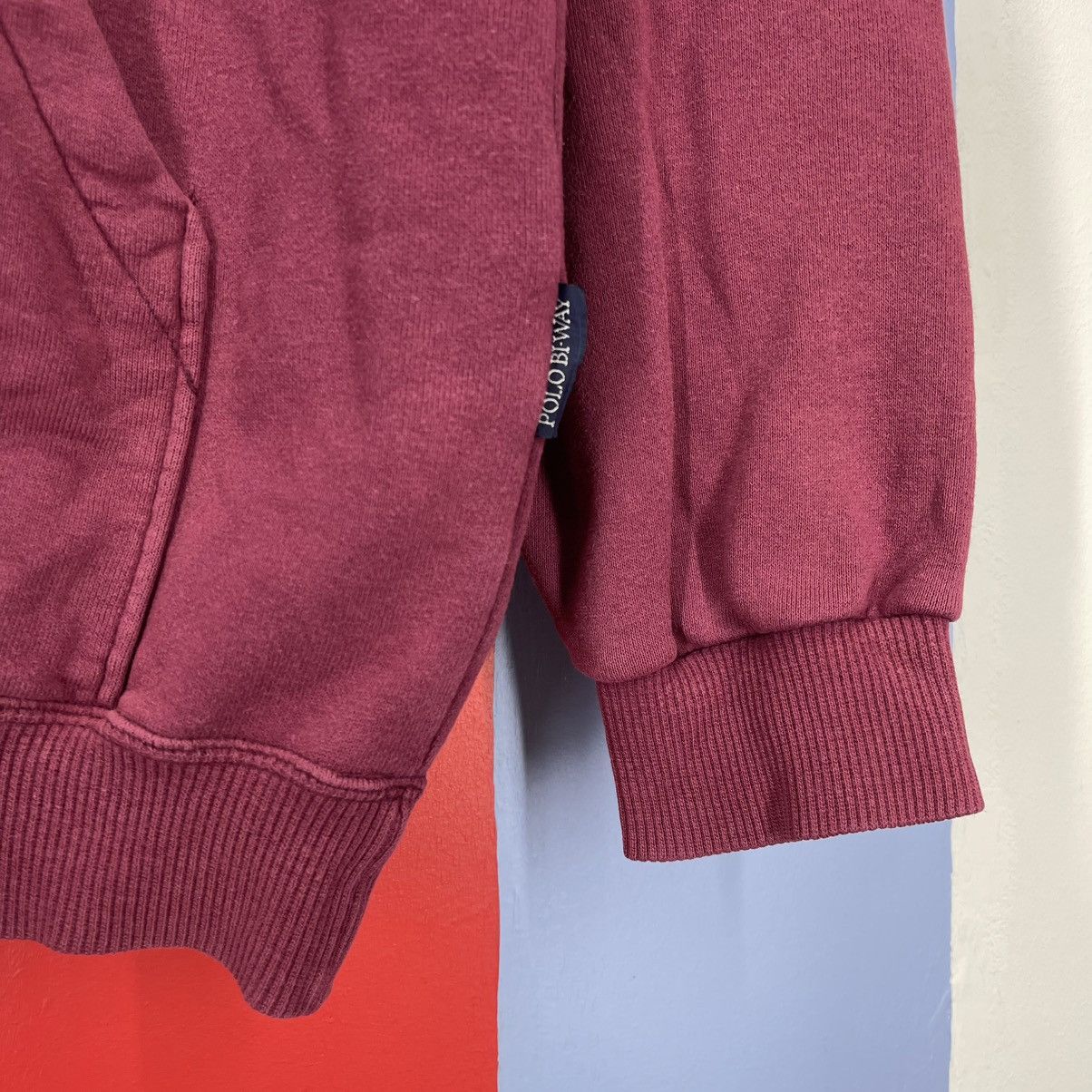 Vintage Vintage POLO BI-WAY Hoodie Pullover #1989/13 Size US M / EU 48-50 / 2 - 6 Thumbnail
