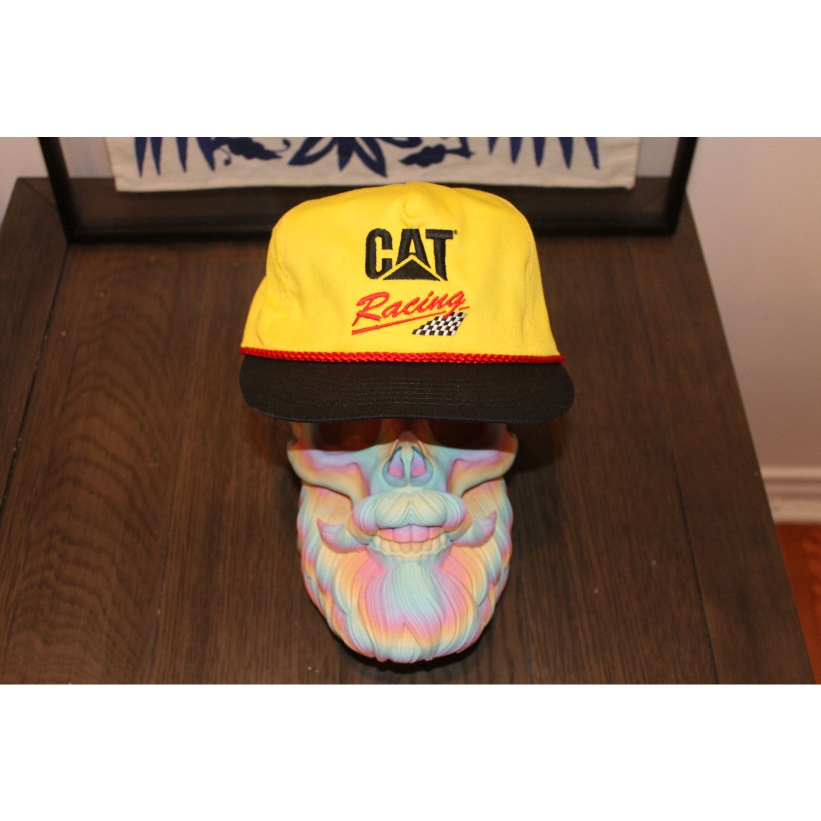 NASCAR Cat Racing Vintage Snapback Nascar Size ONE SIZE - 2 Thumbnail