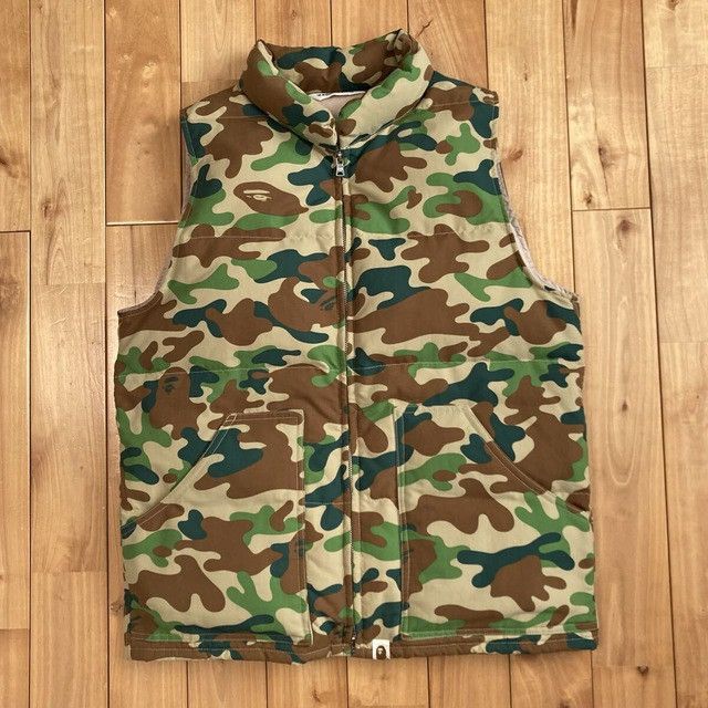Bape BAPE Puzzle Camo Puffer Down Vest a bathing ape NIGO Size US M / EU 48-50 / 2 - 1 Thumbnail