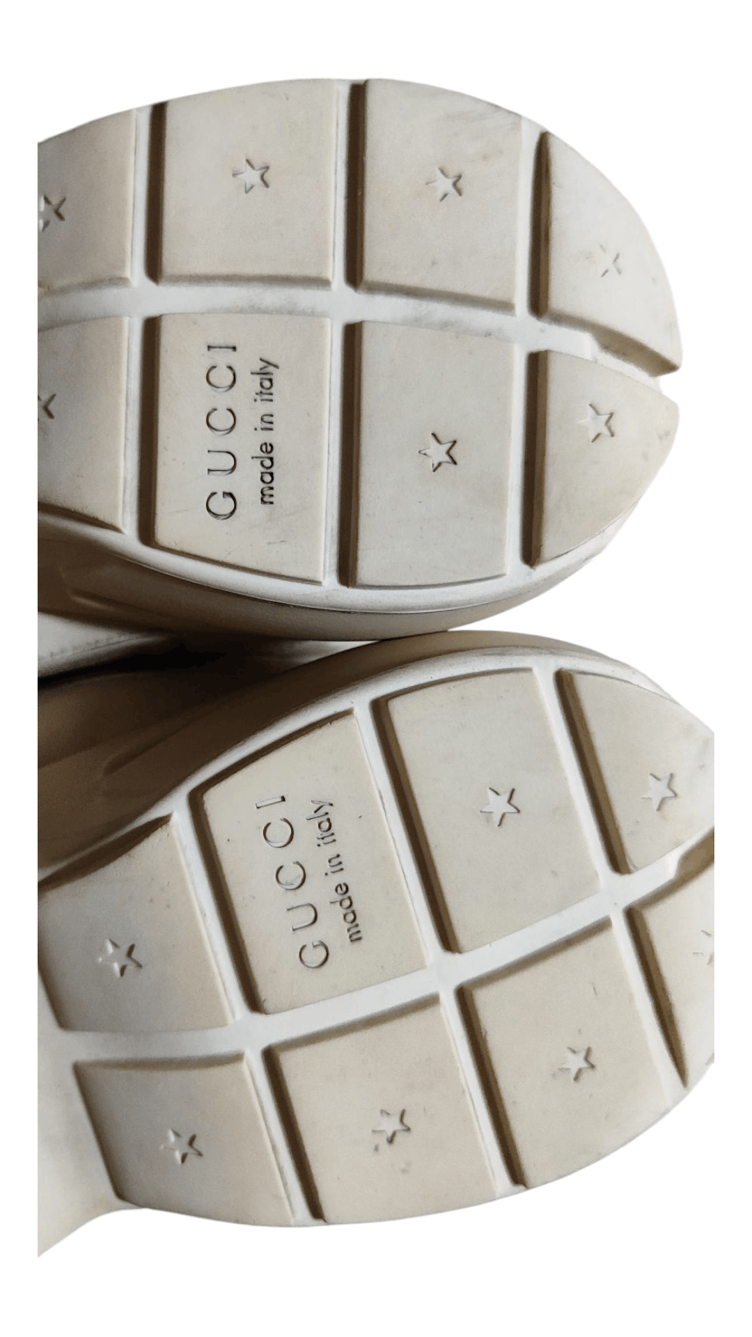 Gucci Gucci Rhython Ivory Leather Sneaker Unisex Size US 8 / EU 41 - 4 Thumbnail