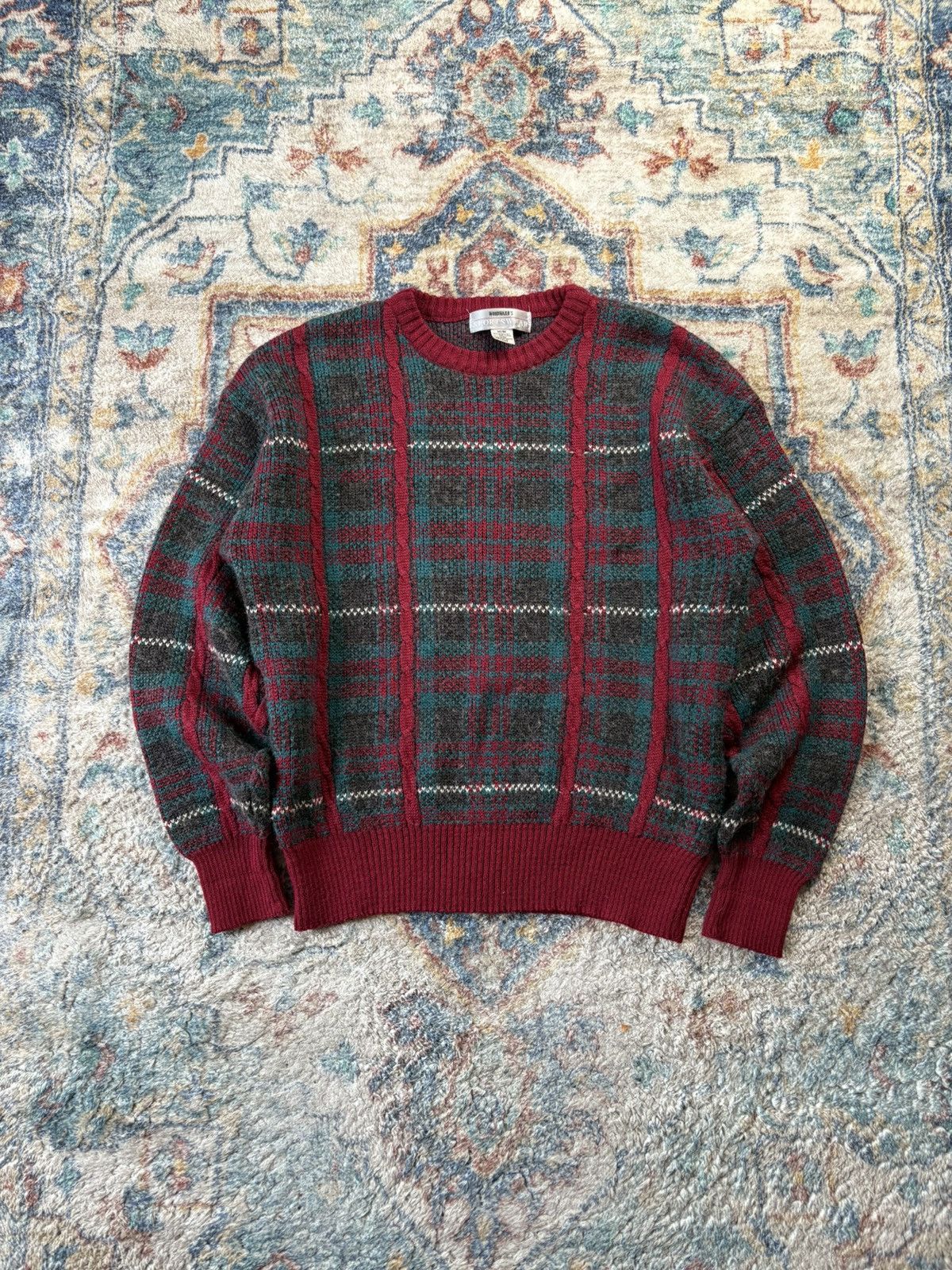 Vintage Vintage Woodward’s Plaid Pullover Sweater Medium Size US M / EU 48-50 / 2 - 1 Thumbnail