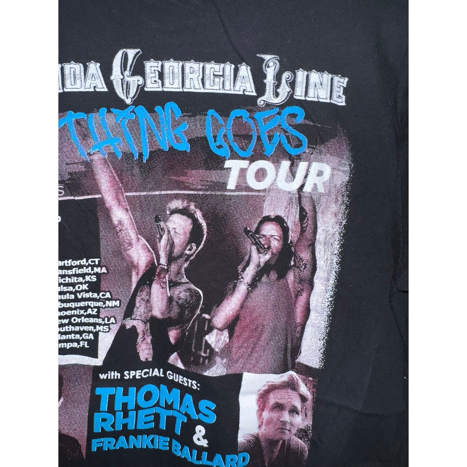 Gildan Womens Florida Georgia Line Tour Shirt Anything Goes Tee M Size M / US 6-8 / IT 42-44 - 8 Thumbnail