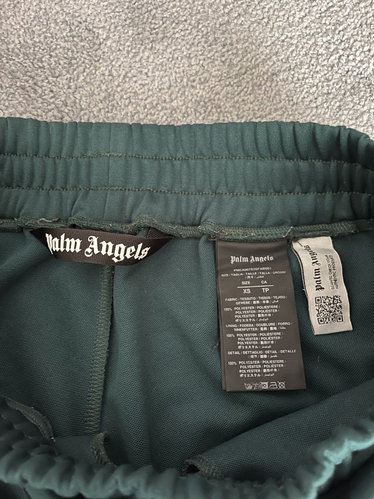 Palm Angels Palm angels green/ white classic track pants size XS Size US 29 - 3 Thumbnail