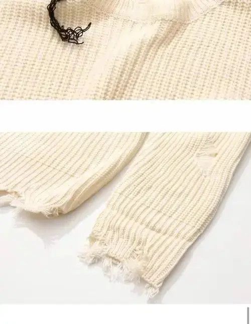 Other ripped street baggy sweater Size US L / EU 52-54 / 3 - 2 Thumbnail