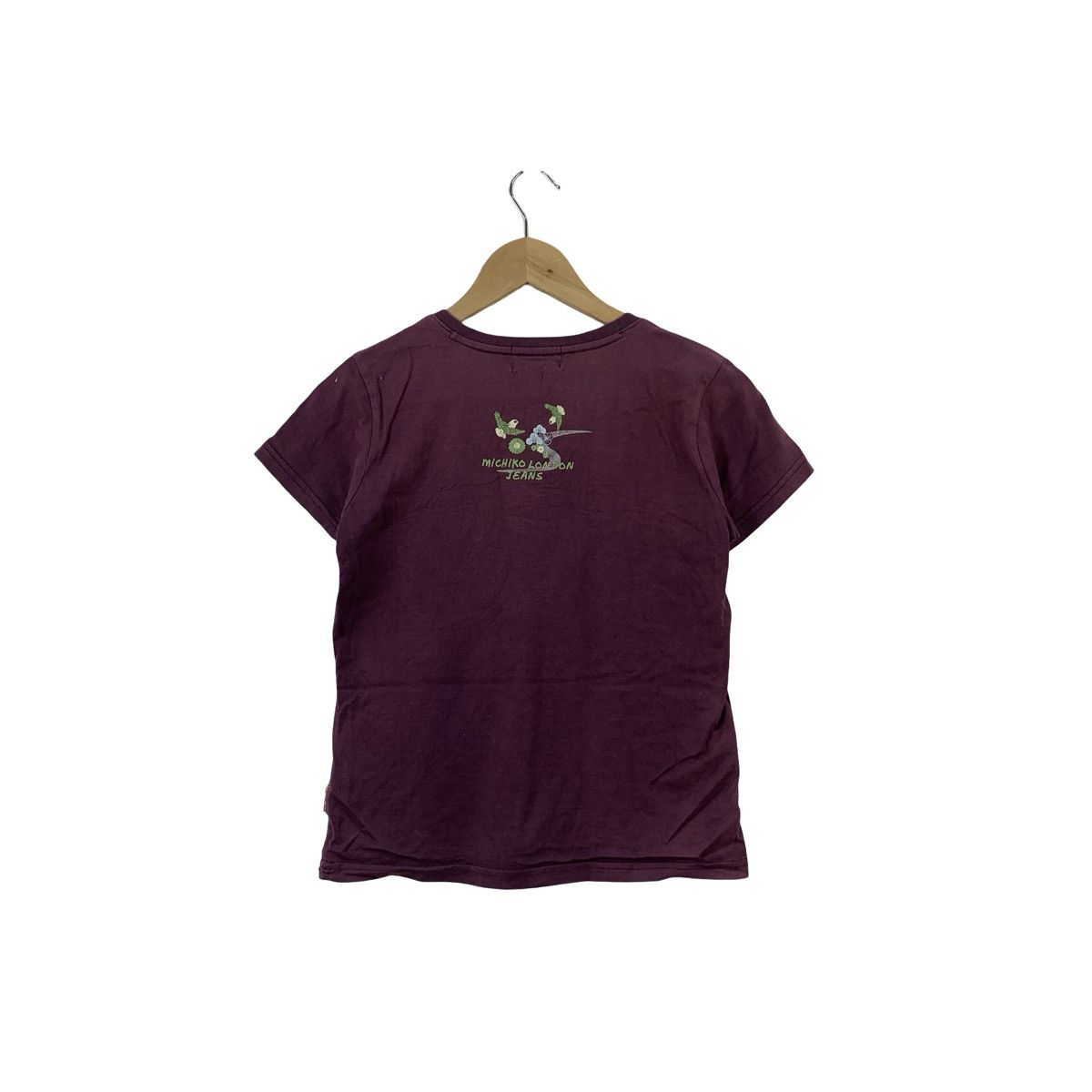 Michiko Koshino Michiko London Jeans Women’s Graphic V-Neck T-Shirt Size M / US 6-8 / IT 42-44 - 7 Thumbnail