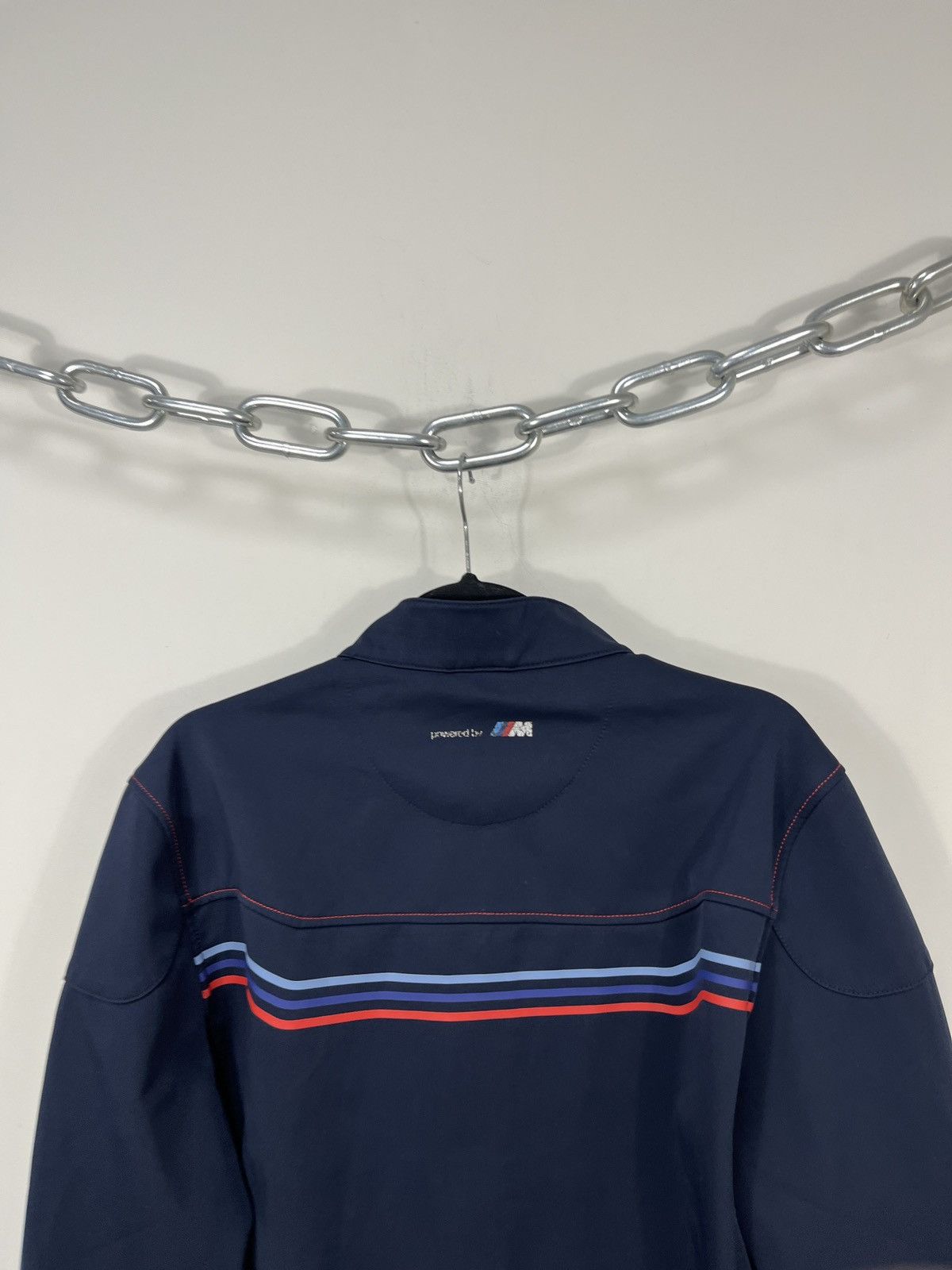 BMW Vintage BMW Motorsport Men’s Navy Full Zip Racing Jacket Size US L / EU 52-54 / 3 - 14 Thumbnail