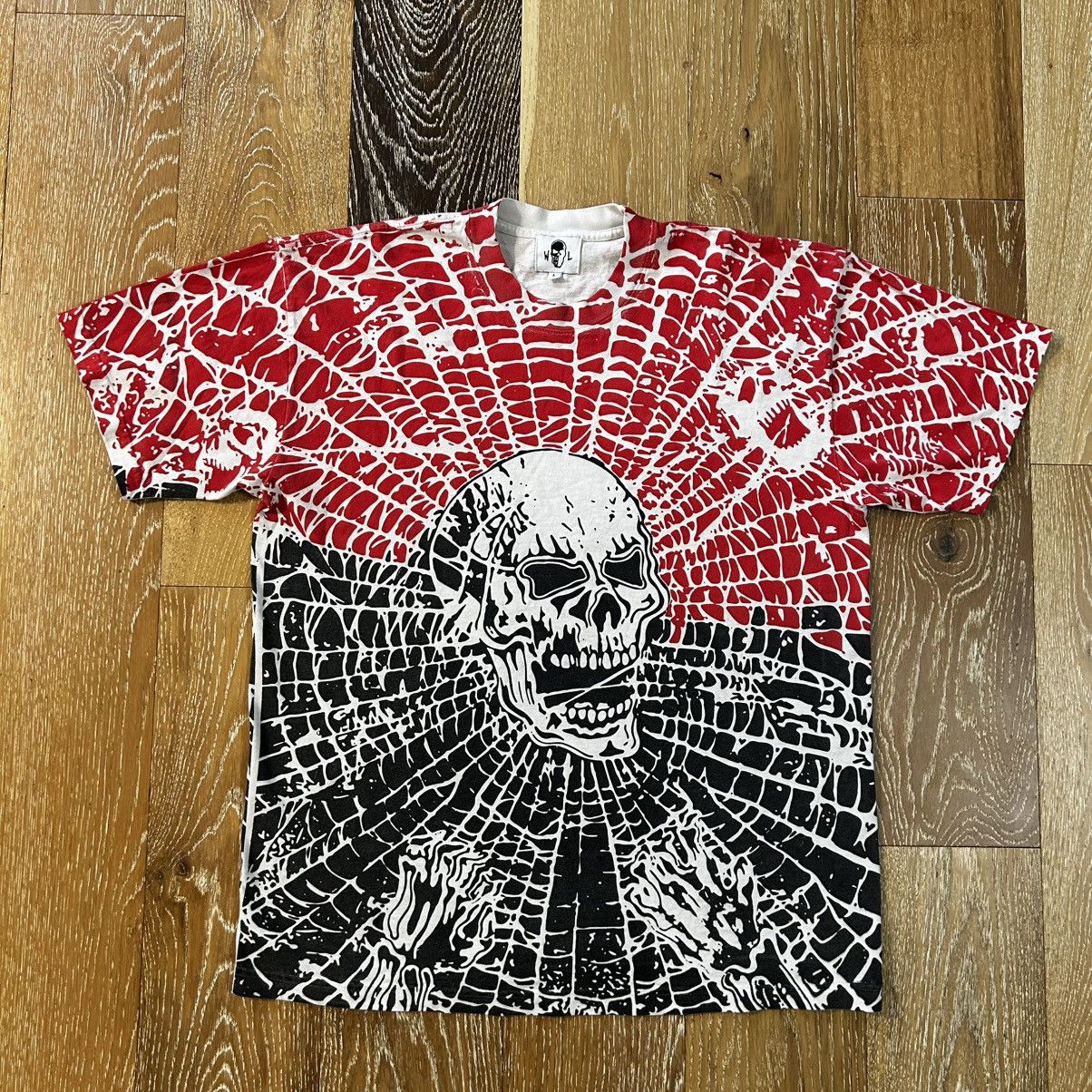 Warren Lotas “Spiderweb” All Over Print T Shirt