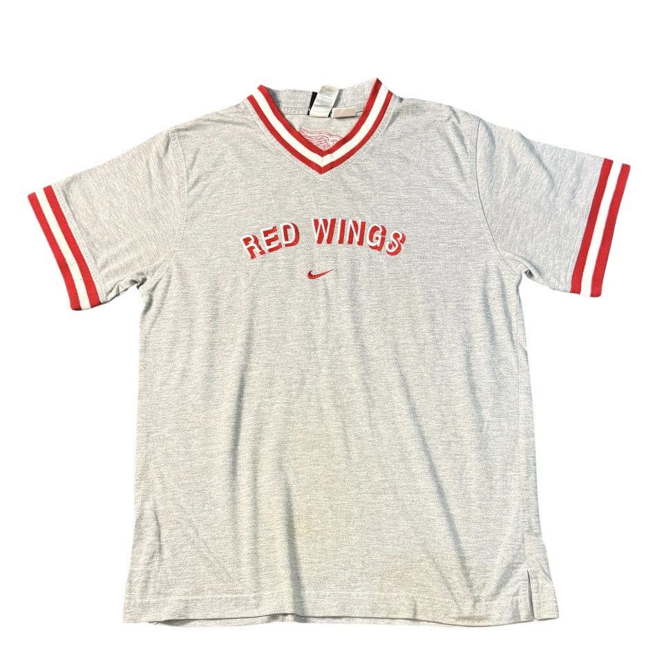 Nike Vintage 90s Detroit Red Wings NHL hockey jersey-style Size US L / EU 52-54 / 3 - 1 Thumbnail